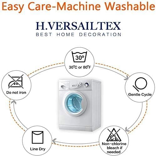 H.VERSAILTEX Velvet Stretch Individual Couch Cushion Cover Plush Cushion Slipcover for Loveseat Sofa Cushion Furniture Protector Seat Cushion Sofa Cover (1 Piece Sofa Cushion Cover, French Oak)