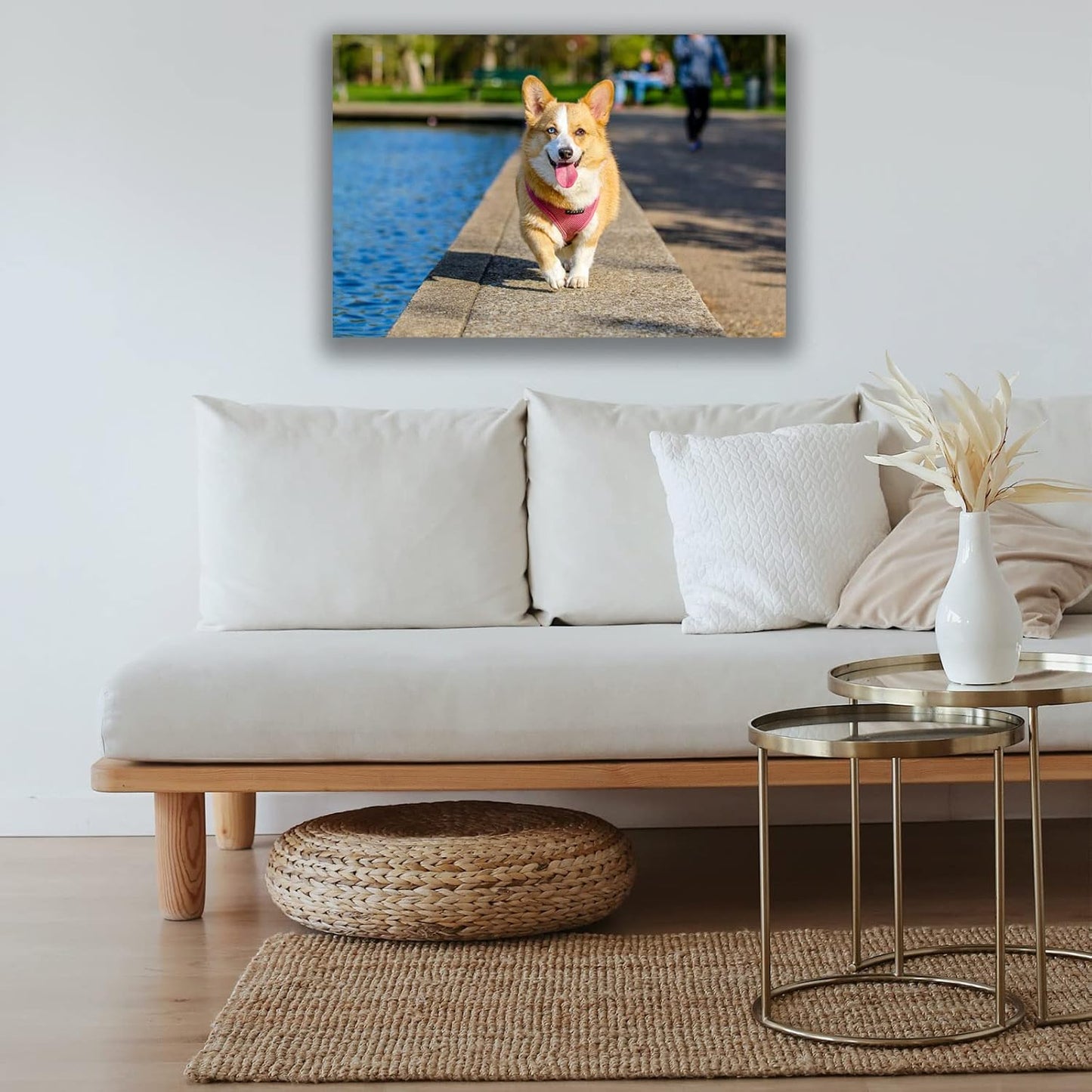 Custom Canvas Prints with Your Photos Custom Wall Art Personalized Canvas Pictures for Pet/Family Gifts for Mom/Men/Women (24''W x 36''L)