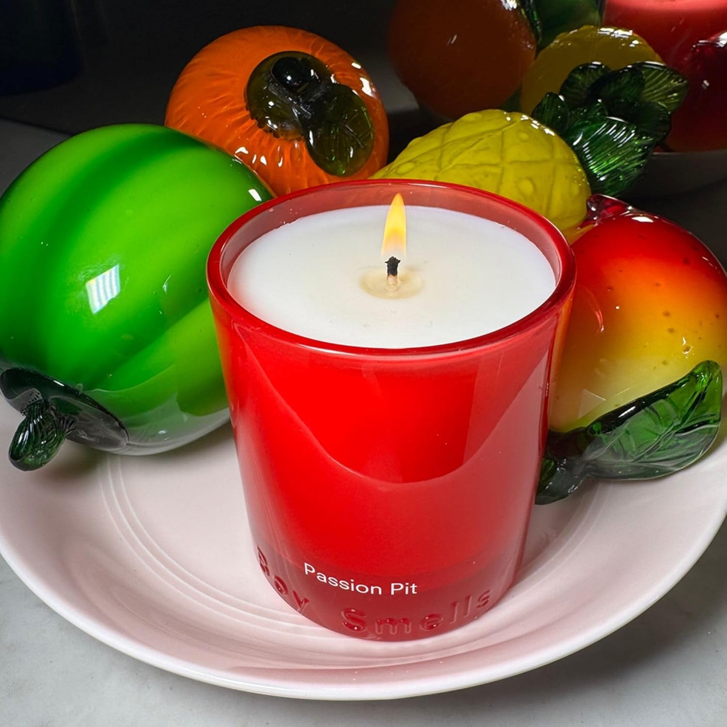 Boy Smells Passion Fruit Candle - 8.5 oz - Citrus Candle with Orange, Passion Fruit, and Blond Woods - Up to 50-Hour Burn - Cotton Wick