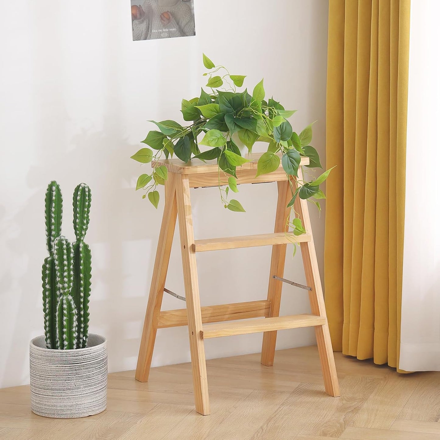 Tiita 1 Pack Fake Plants Artificial Scindapsus Aureus in Pots, Realistic Fake Greenery Potted Plants for Home Office Desk Window Sill Bathroom Bedroom Outdoor Indoor