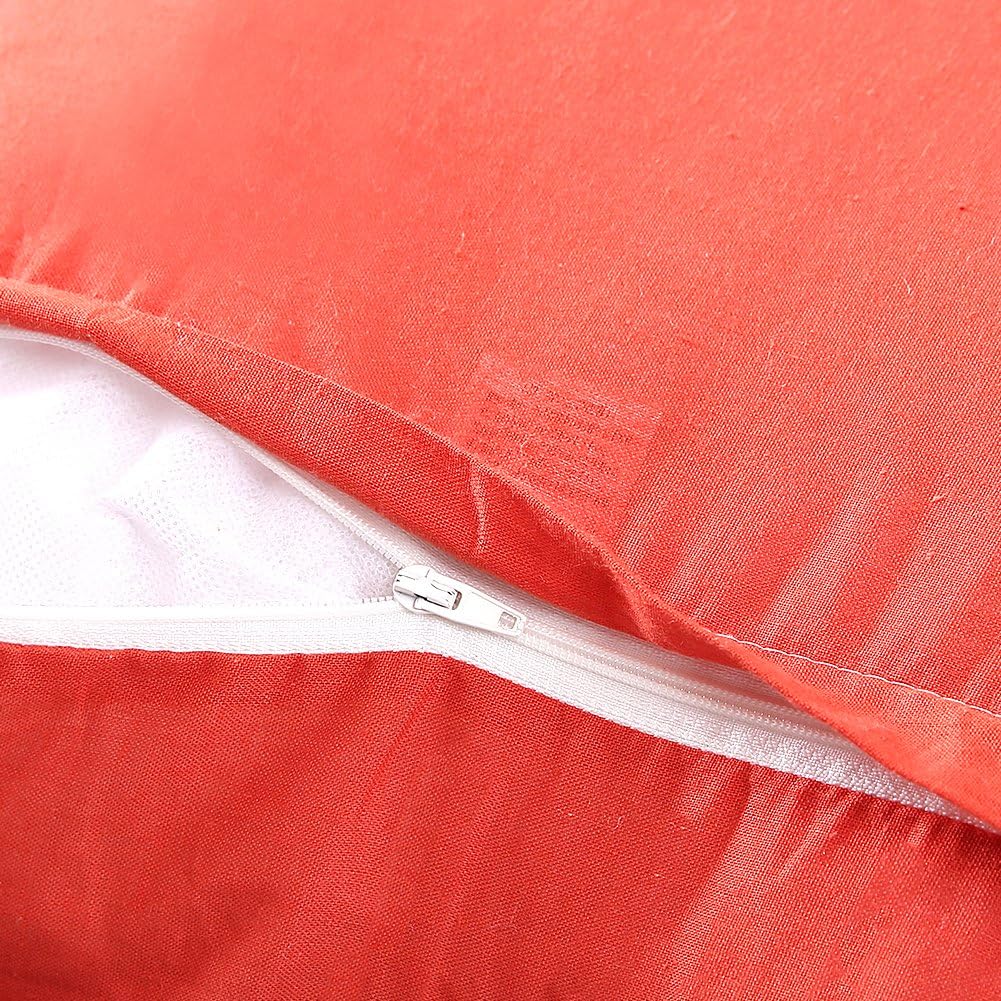 NEWLAKE Striped Classical Style Cotton Throw Pillow Covers (2 Pieces, 18X18 Inch)