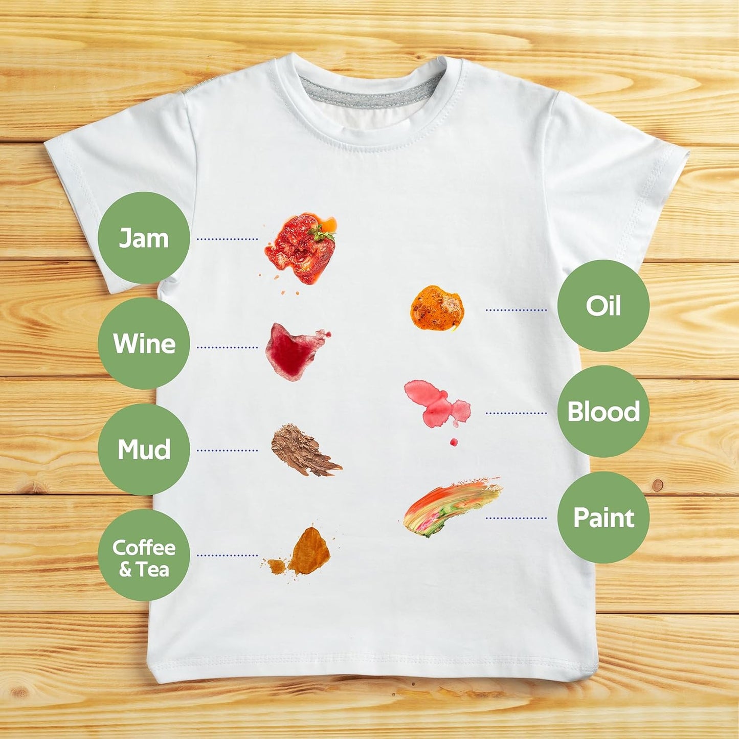 Laundry Stain Brush, Laundry Brush for Stains on Clothes, Dorm Room Essentials for College Students, Natural Boar Bristle Cleaning Brush, Fabrics Cleaning Brush for Clothes Without Damage