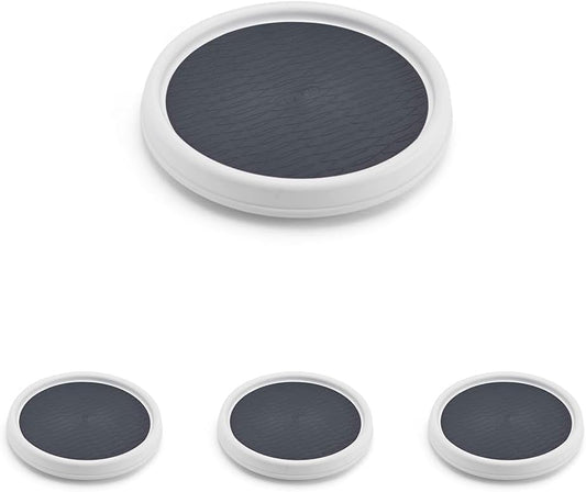 Copco Non-Skid Pantry Cabinet, 9-Inch, White/Gray (Pack of 4)