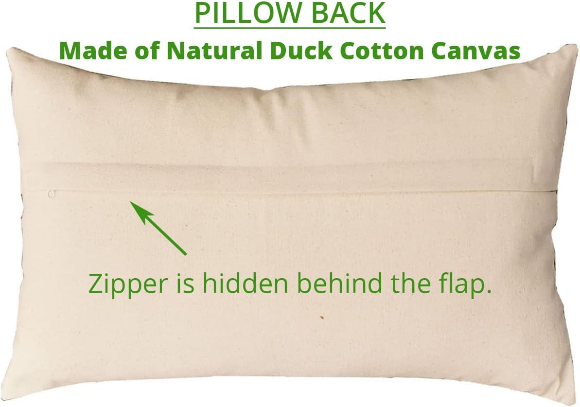 Lumbar Kandinsky Abstract Pillow Cover - Original Composition | Modern Chair Cushion | Modern Outdoor Pillowcase | Mid Century Chair Cushions | Hand Embroidered Wool Size 14x20