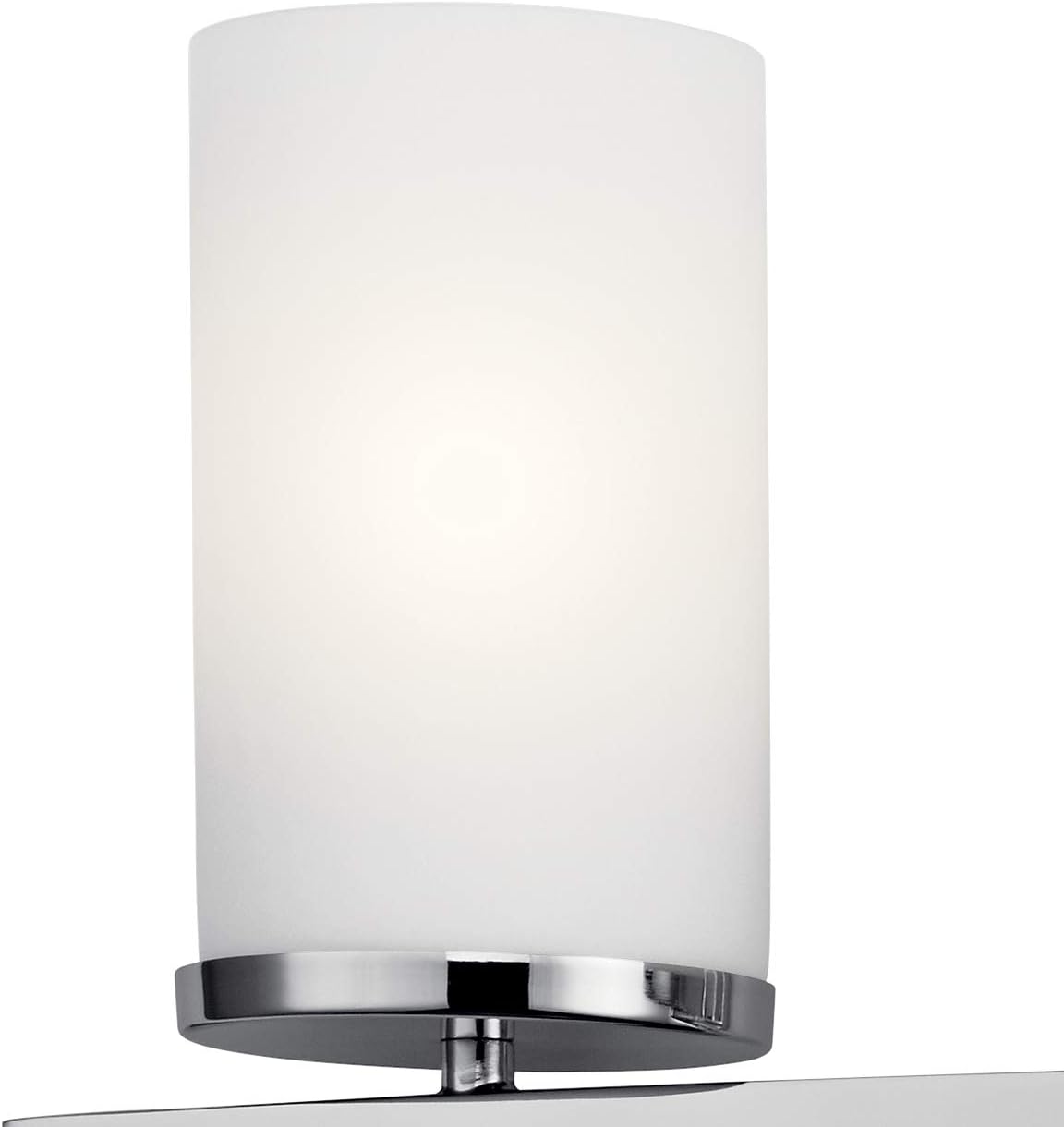Kichler Crosby 31" 4 Light Vanity Light Satin Etched Cased Opal Chrome