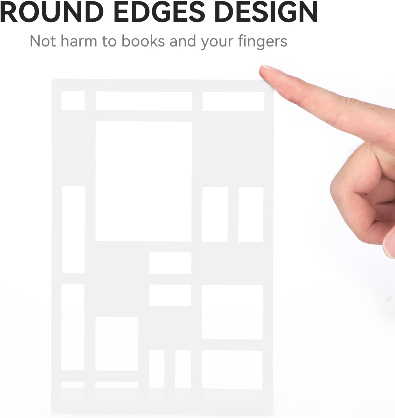 Book Ends, Bookends, Book Ends for Shelves, Bookends for Heavy Books, Book Divider Decorative Holder, Metal Heavy Duty Bookend White 1 Pair, Abstract Art Desgin Book Stopper Supports for Office, Home