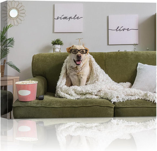 AbcCustomize Canvas Prints with Your Photos, Custom Canvas for Living Room and Bedroom Decor, Personalized gifts for Friends Lover and Family, Canvas Wall Art for Gifts & Keepsakes, Ready to Hang