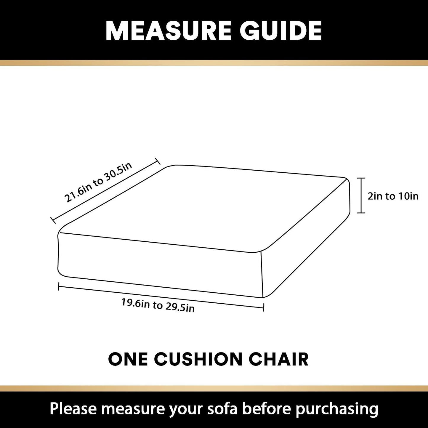 PrinceDeco Stretch Velvet Couch Cushion Cover,Soft Cushion Slipcover for Chair Cushion Furniture Protector Seat Cushion Sofa Cover Width Up to 29.5", Burgundy