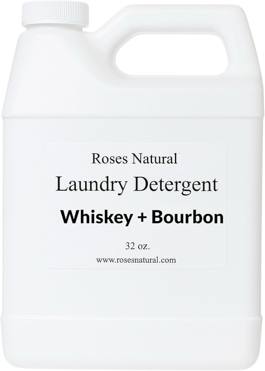 Plant-Based Liquid Laundry Detergent, 32 Fl Oz, Multiple Scents, HE Compatible (Whiskey + Bourbon)