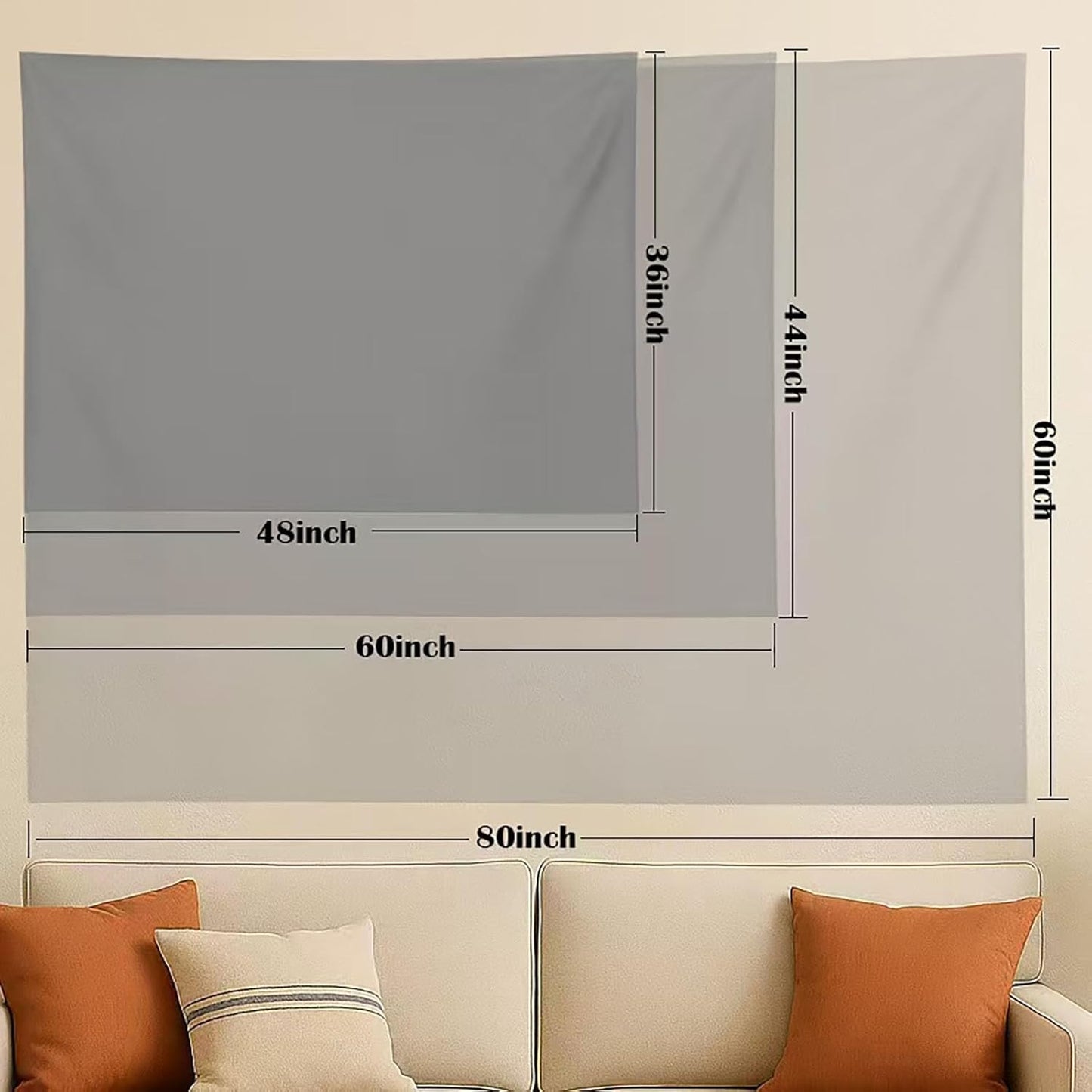 keowhsf Forest Galaxy Tapestry for Bedroom Ceiling - Starry Night Sky with Moon and Trees, Blue Aesthetic Wall Hanging, Milky Way Landscape Backdrop for Living Room and Dorm Decor