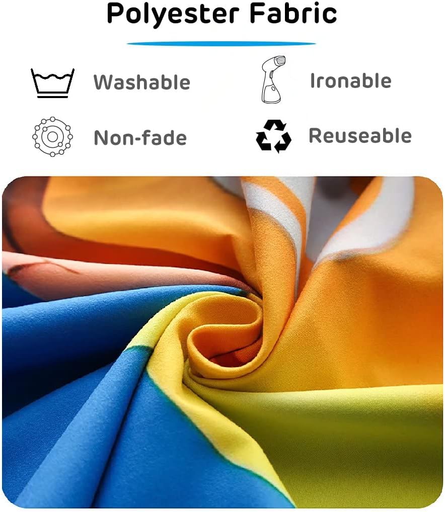 Loccor Colorful Tie Dye Tapestry Rainbow Heart Tie Dye Watercolor Wall Hanging Abstract Hippie Wall Decor LBGT Party Supplies Home Bedroom Living Room Decor W106 x H70 inches