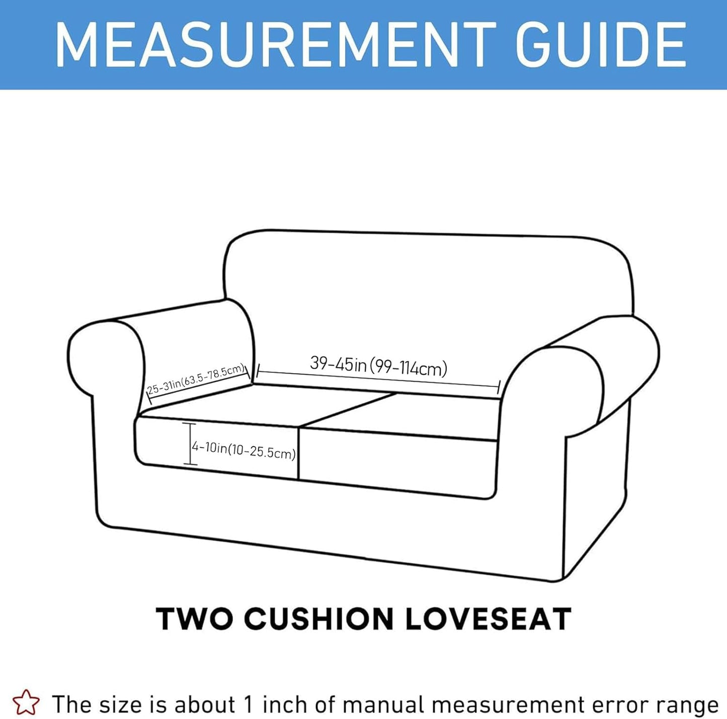 hyha Waterproof Couch Cushion Covers, Stretch Sofa Couch Seat Slipcover for Dog Washable, Non-Slip Waterproof Outdoor Cushion Covers for Patio Furniture Replacement (1 Piece for Medium, Taupe)