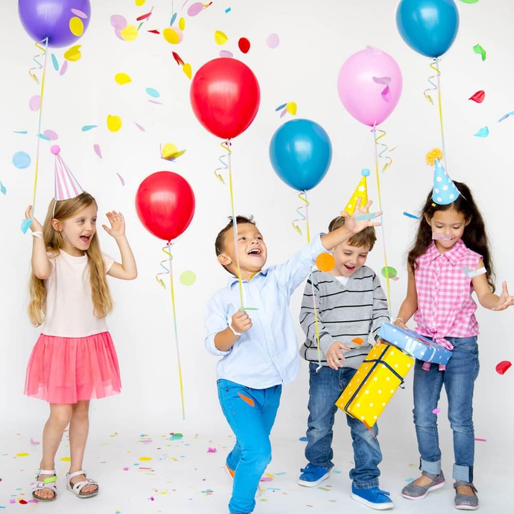 BEISHIDA 500 Yards Rainbow Curling Ribbon Pastel Balloon String, Light Color Balloon Ribbon for Crafts Colorful Crimped Curling Ribbon for Gift Wrapping Party Art Florist Flowers Decoration Supplies