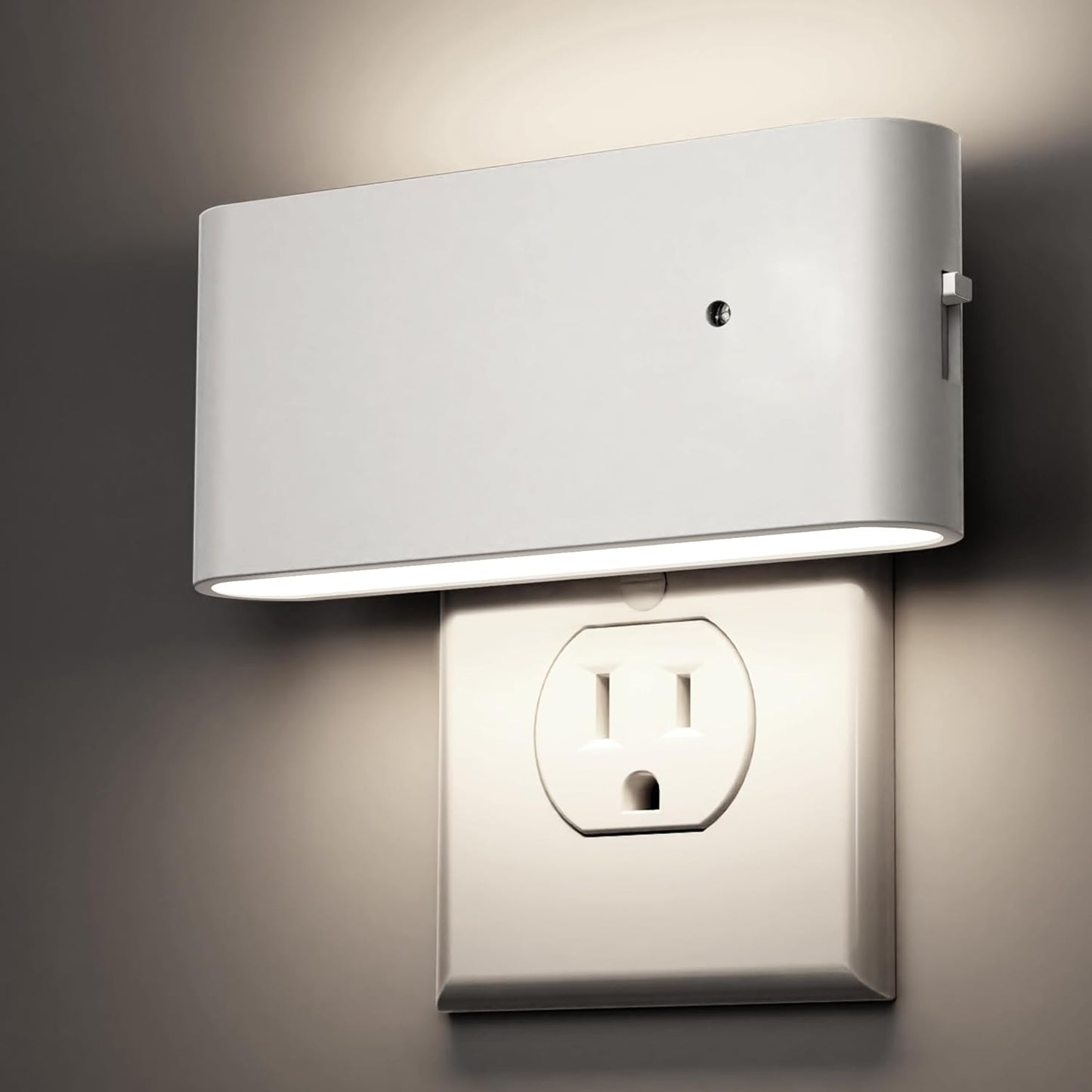 Briignite Night Lights Plug into Wall, 2 Pack, LED Night Light with Dusk to Dawn Light Sensor, Dimmable NightLight Plug in, 5000K Daylight White Nightlight for Kids Room Bedroom Hallway Kitchen