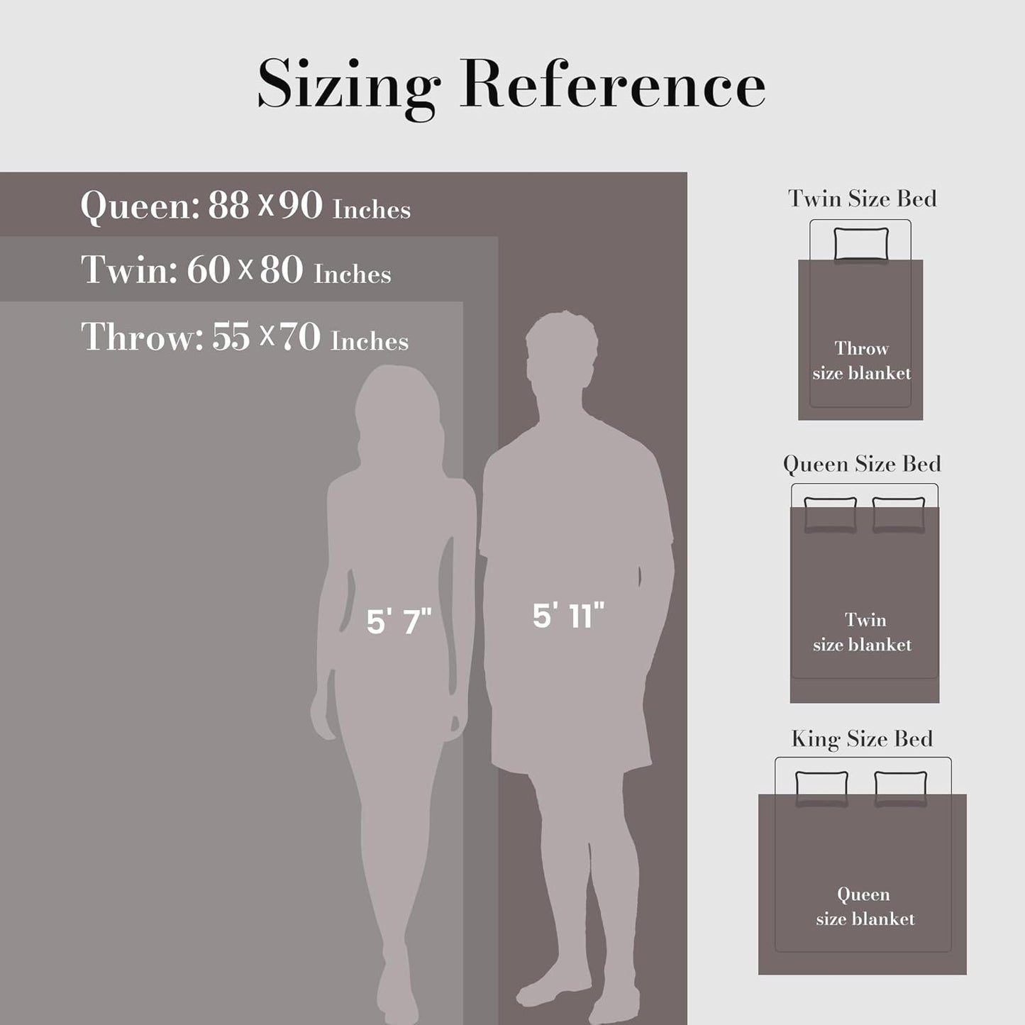 Amélie Home Luxury Striped Faux Fur Throw Blanket for Couch, Embossed Split Fur Cozy Fuzzy Fluffy Luxurious Soft Plush Sofa Chair Bed Gift Blankets for Women Men Wife Friend, 88"x90", Charcoal Gray