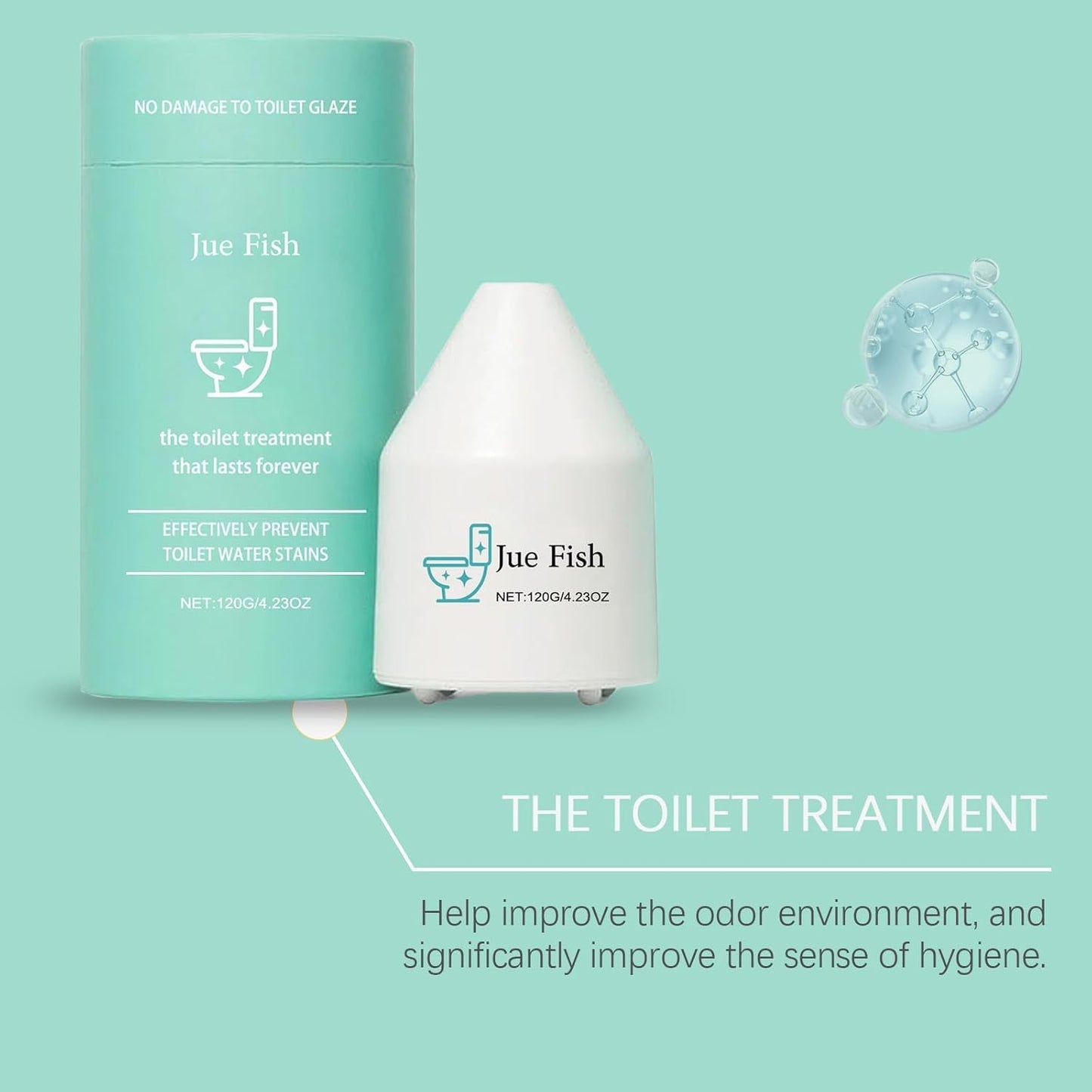 Krazy Toilet Bowl Cleaner, Crazy Klean Toilet Cleaner, Automatic Refreshes Toilets, Long-Lasting Cleane Fresh Scent, No Scrubbing Required (2)