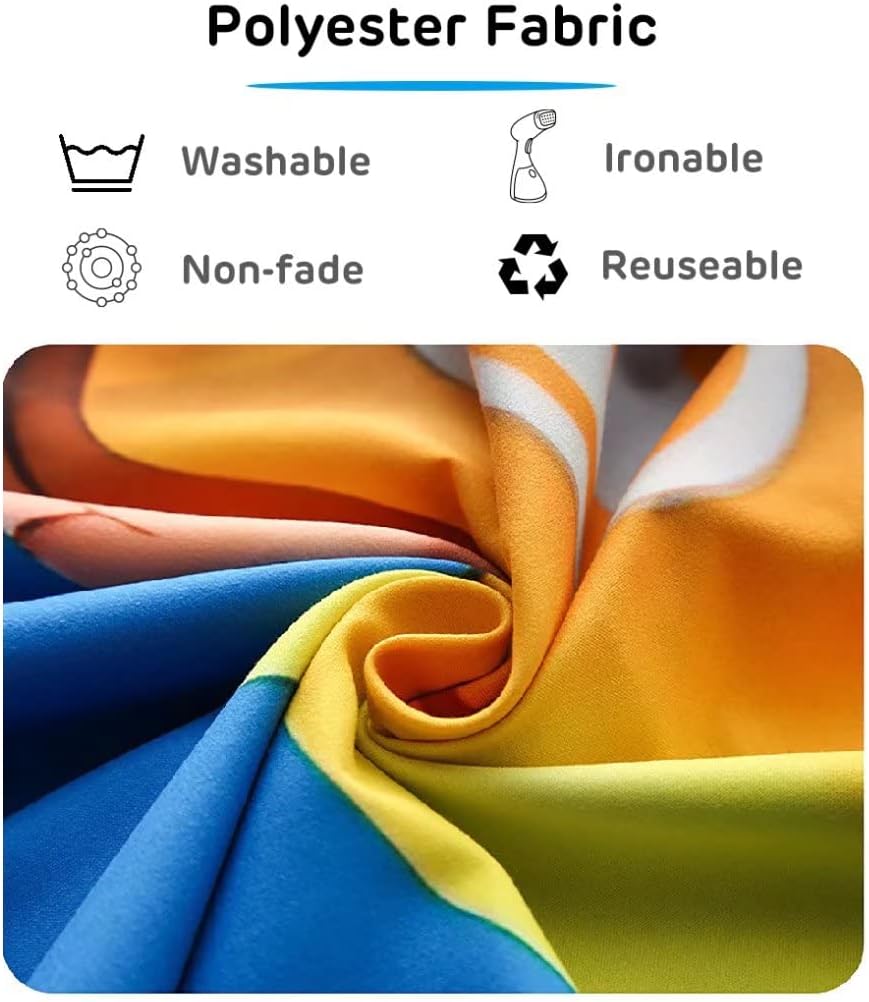 BELECO Tie Dye Tapestry Wall Hanging 70x47 Inch Fabric Tie Dye Color Texture Background Tapestry Groovy Sign Rainbow Tapestry Hippie Tie Dye Tapestries for Bedroom Living Room Dorm Decor