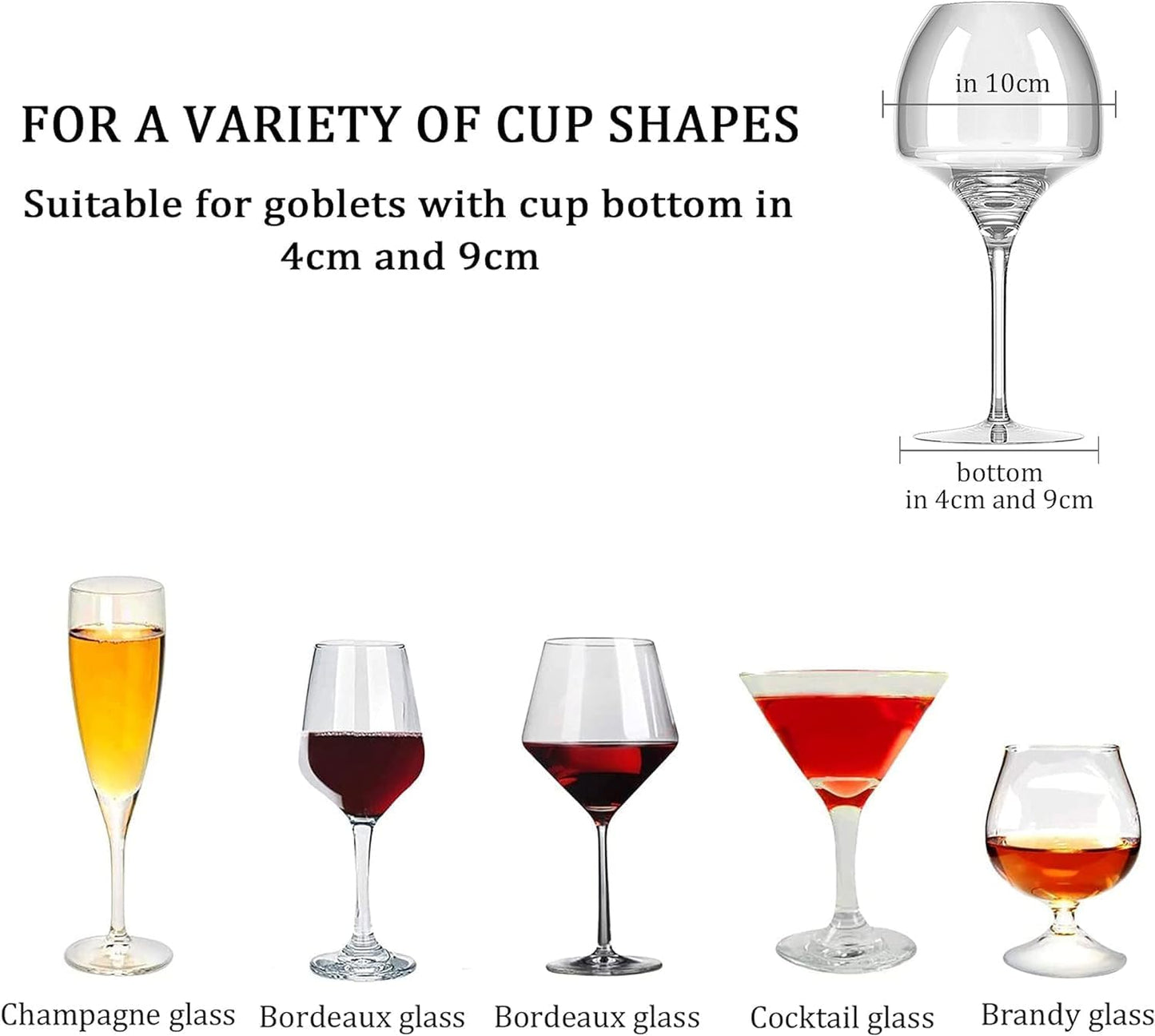 Wine Glass Rack - Under Cabinet Stemware Wine Glass Holder Glasses Storage Hanger 2 Pack Metal Organizer for Bar Kitchen Gold