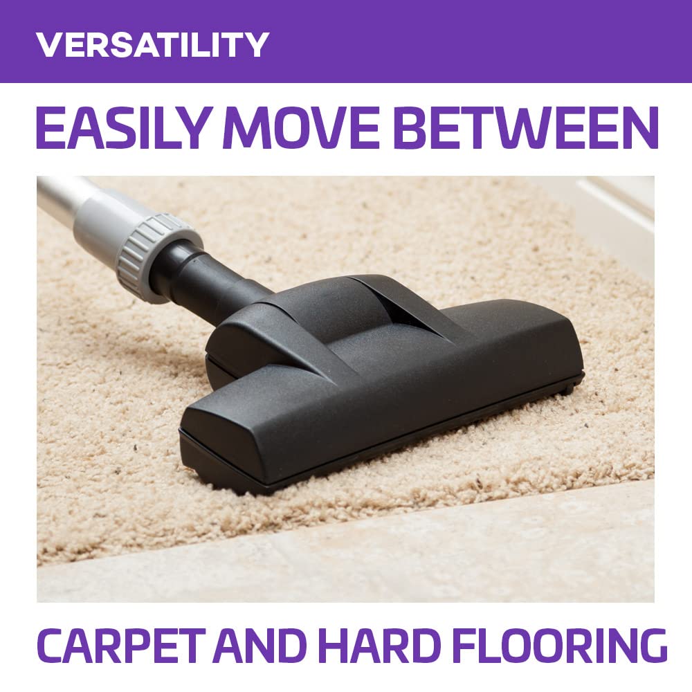 ProTeam Commercial Backpack Vacuum Cleaner, ProVac FS 6 Vacuum Backpack with HEPA Media Filtration and Residential Cleaning Service Kit, 6 Quart, Corded