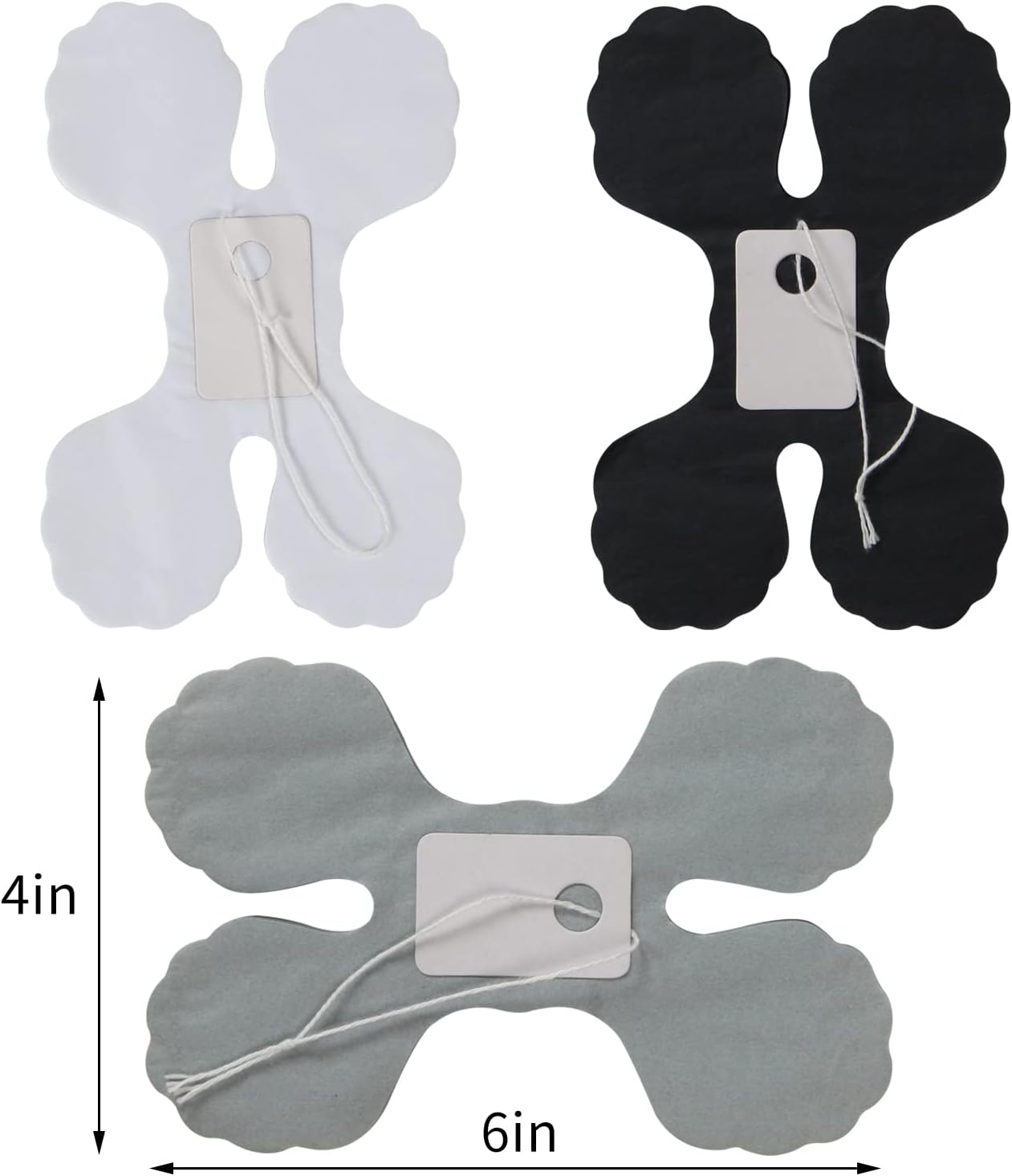 Black White-Silver Party-Decorations Streamers Garland - 157Ft Graduation Four-Leaf Clover Hanging Banner,Men Boys Birthday Engagement Wedding Baby Bridal Shower New Years Supplies Decor Hugtmr