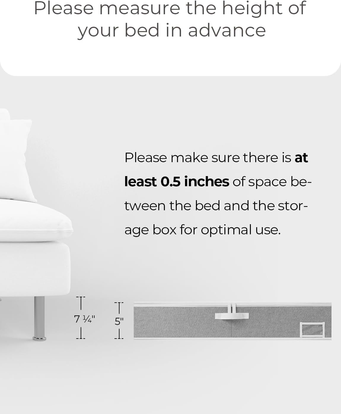 StorageWorks Under Bed Storage Containers with Handles and Label Holder, 2 Pack Ultra-thick Fabric Underbed Bins, Closet Organizer for Clothes, Blankets, Sweater