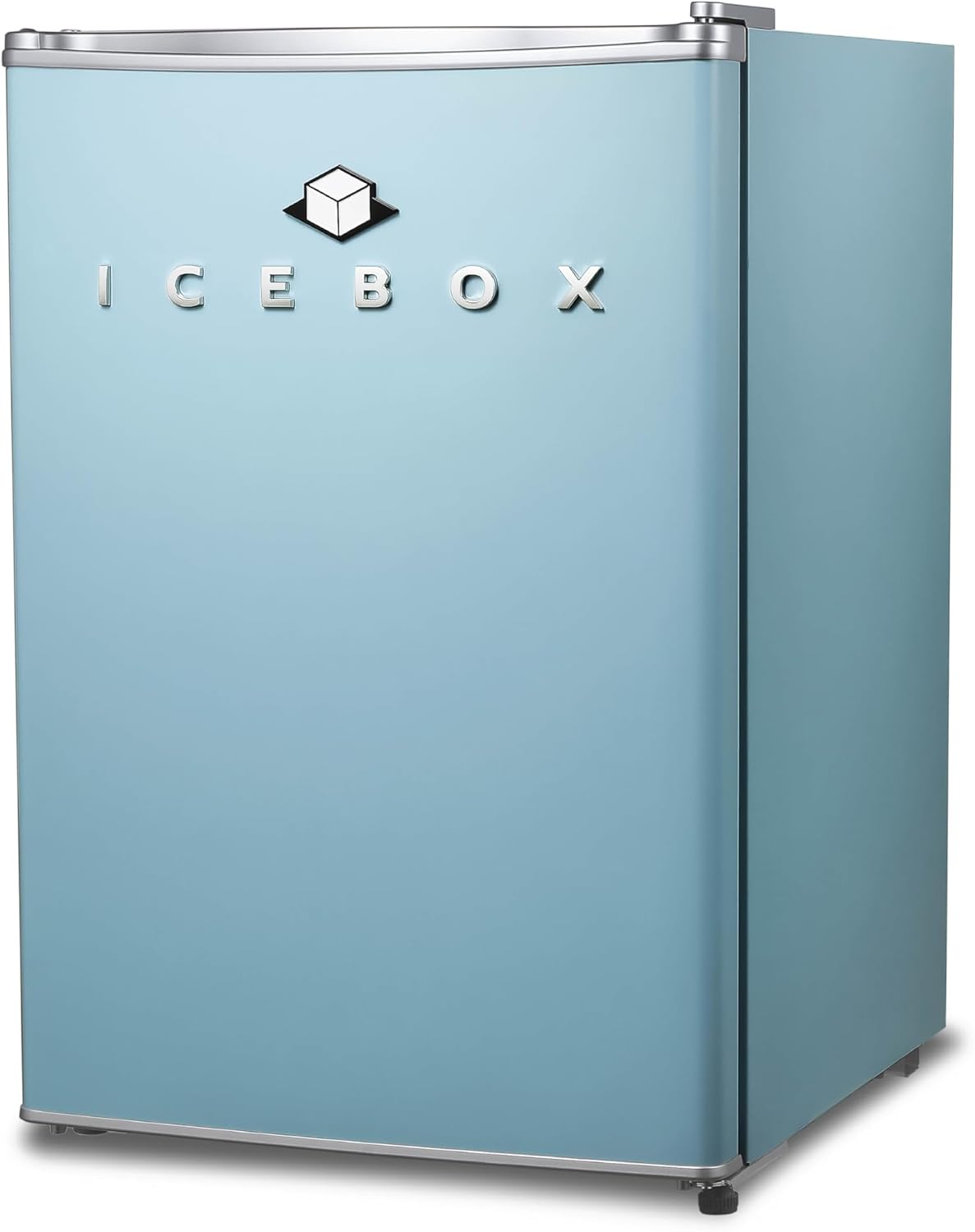 IBCR25SLT Compact, Energy Star Certified Small, Single Door Mini Fridge with Freezer Refrigerator, Large (2.5 cu ft), Slate Blue