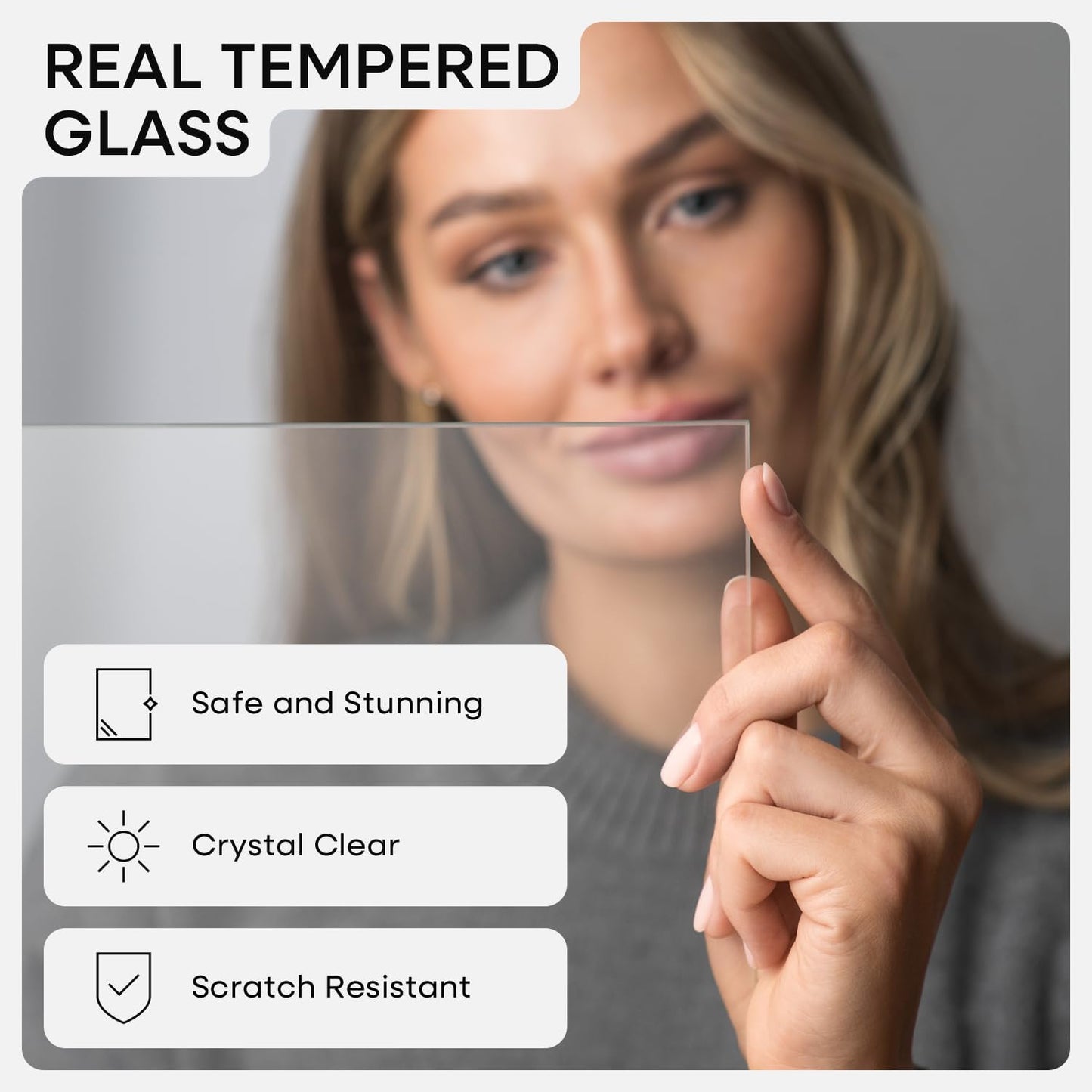 Homeforia 14x17 Picture Frame Black, High End Metal 14 x 17 Poster Frames with Mat 11 x 14 for Photo, 14x17 Black Frame Matted to 11x14 inch Print, 17x14 Thin Frame, Tempered Glass, Wall Kit, Set of 1