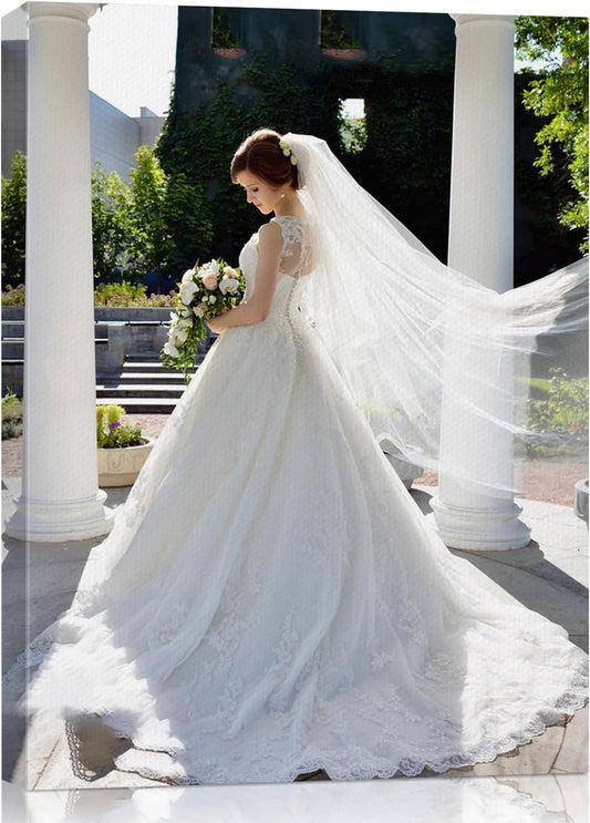 AbcCustomize Canvas Prints with Your Photos, Custom Canvas for Living Room and Bedroom Decor, Personalized gifts for Friends Lover and Family, Canvas Wall Art for Gifts & Keepsakes, Ready to Hang