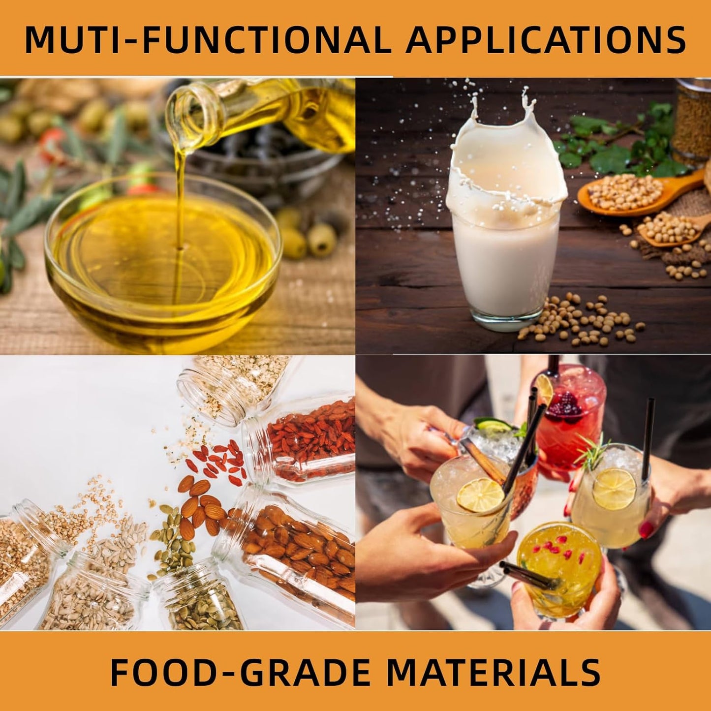 Stainless Steel Milk Can, 12L/3.16 Gallon Heavy Duty Airtight Storage Canister Milk Bucket with Lid, Embedded Silicone Milk Jug Wine Pail Water Cereals Bucket with Three Latches and Two Handles