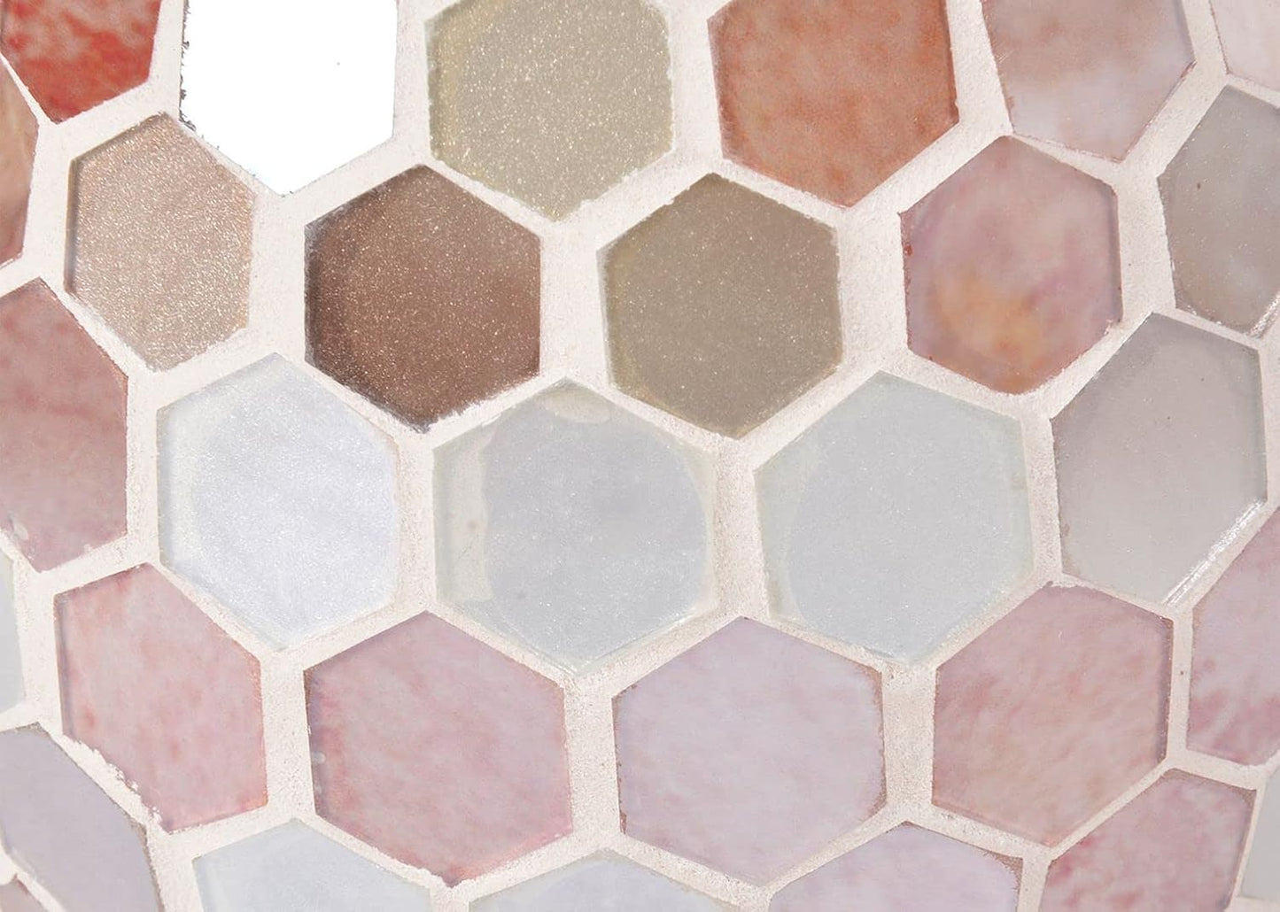 Votive Candle Holder Tea Lights - Glass Candle Holders, Mosaic Tealight Candle Holder, Candle Jar Cup for Wedding Centerpiece Party Table Decorations, Valentines Day Decor