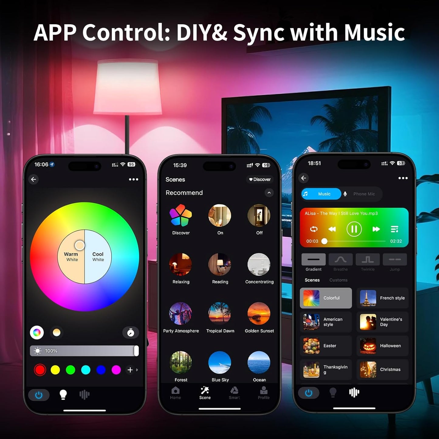 Floor Lamp for Living Room Bedroom,Modern Floor Lamp with Remote, Simple Design with White Shade,Foot Pedal Switch,Dimmable Colors Temperature,9W RGB LED Bulb