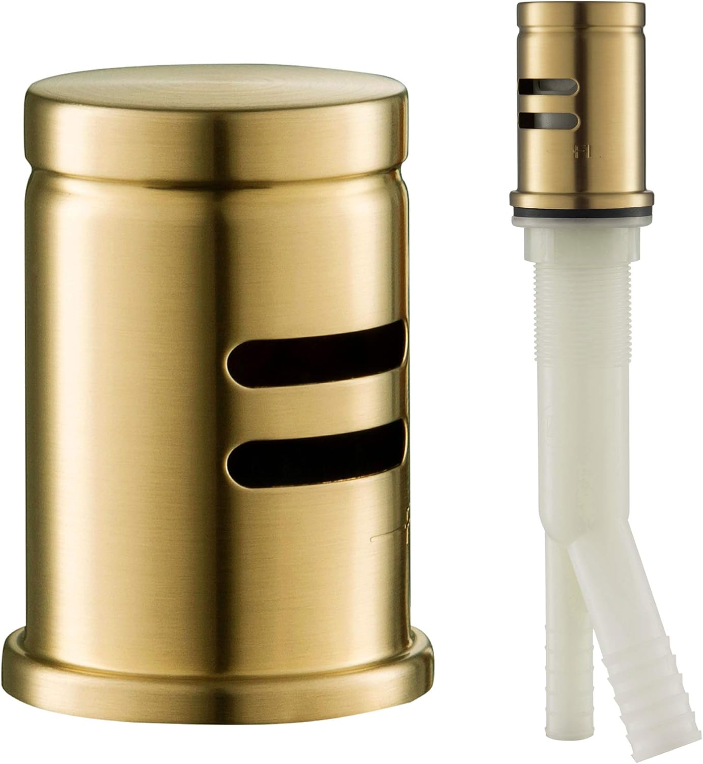 KRAUS Dishwasher Air Gap in Brushed Brass, KAG-1BB