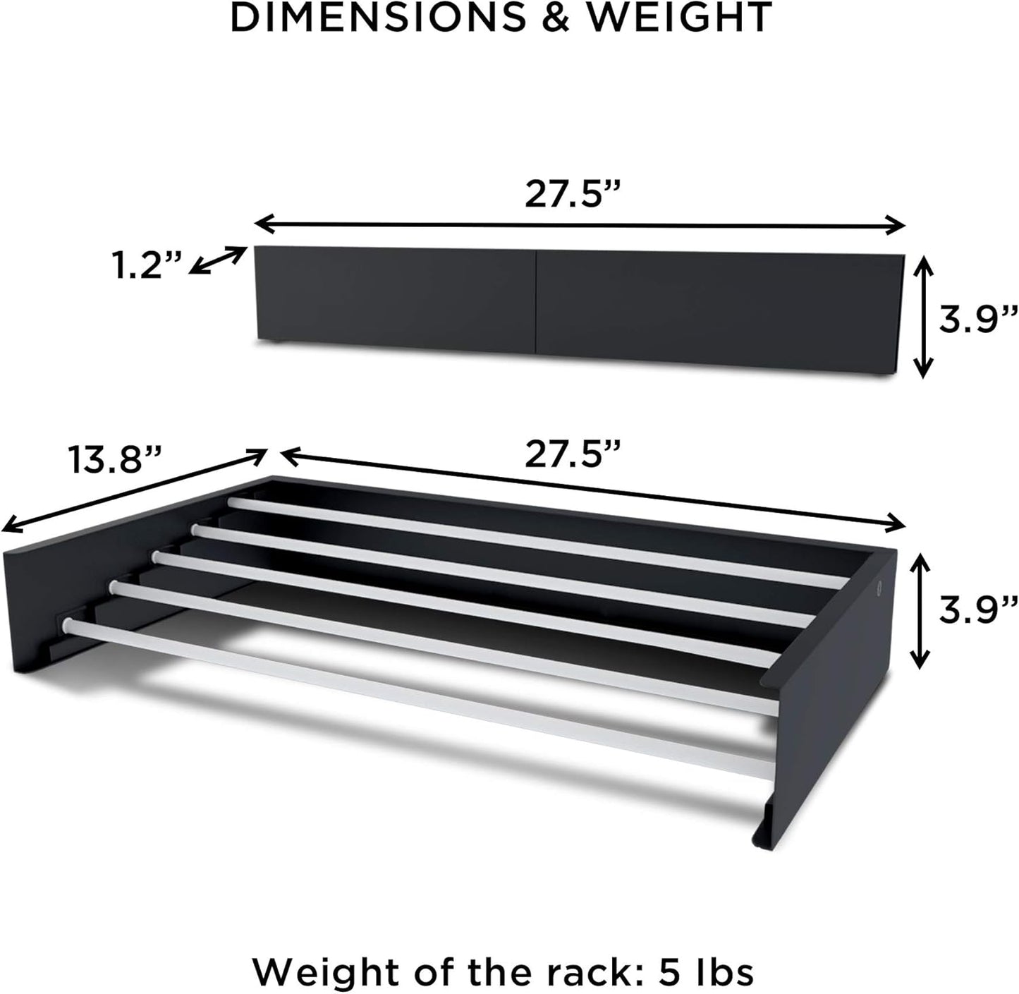 Step Up Laundry Drying Rack (28-INCH Wide - Wood-Look), Wall Mounted, Retractable Clothes Drying Rack, 40lbs Capacity, 11.6 Linear Ft, with Wall Template and Long Screwdriver Bit