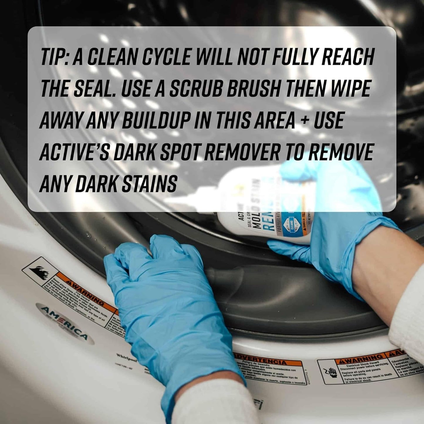 Washing Machine Cleaner Descaler 24 Pack - Deep Cleaning Tablets For HE Front Loader & Top Load Washer, Septic Safe Eco-Friendly Deodorizer, Clean Inside Drum and Laundry Tub Seal - 12 Month Supply