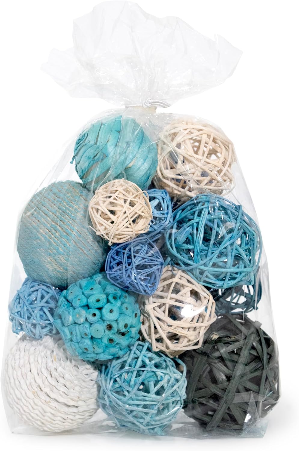 ANDALUCA Decorative Balls Bag Bowl Filler Home Decor (Turqouise Blue)