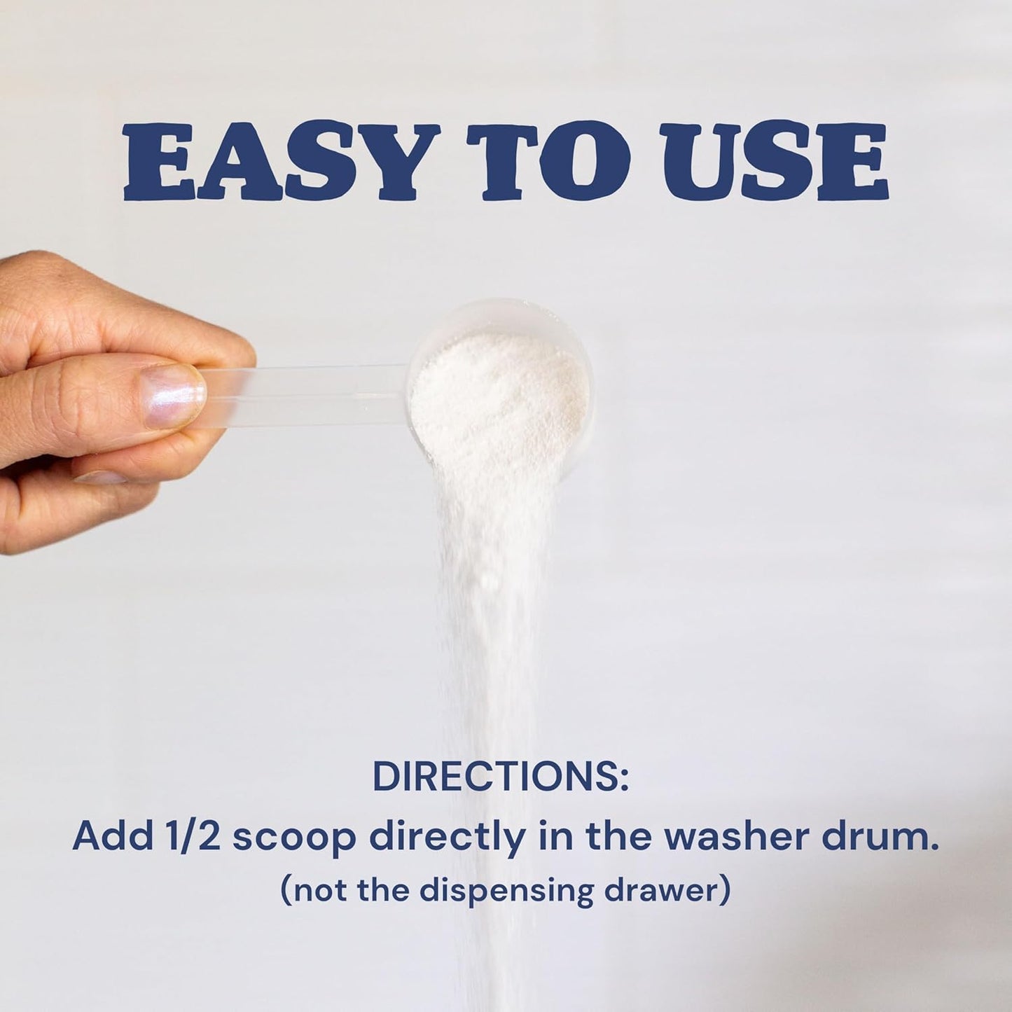 Unscented Laundry Detergent Powder | Fragrance-Free | Safe for Sensitive Groups | Powerful Clean | Plant & Mineral-Based | Made in USA