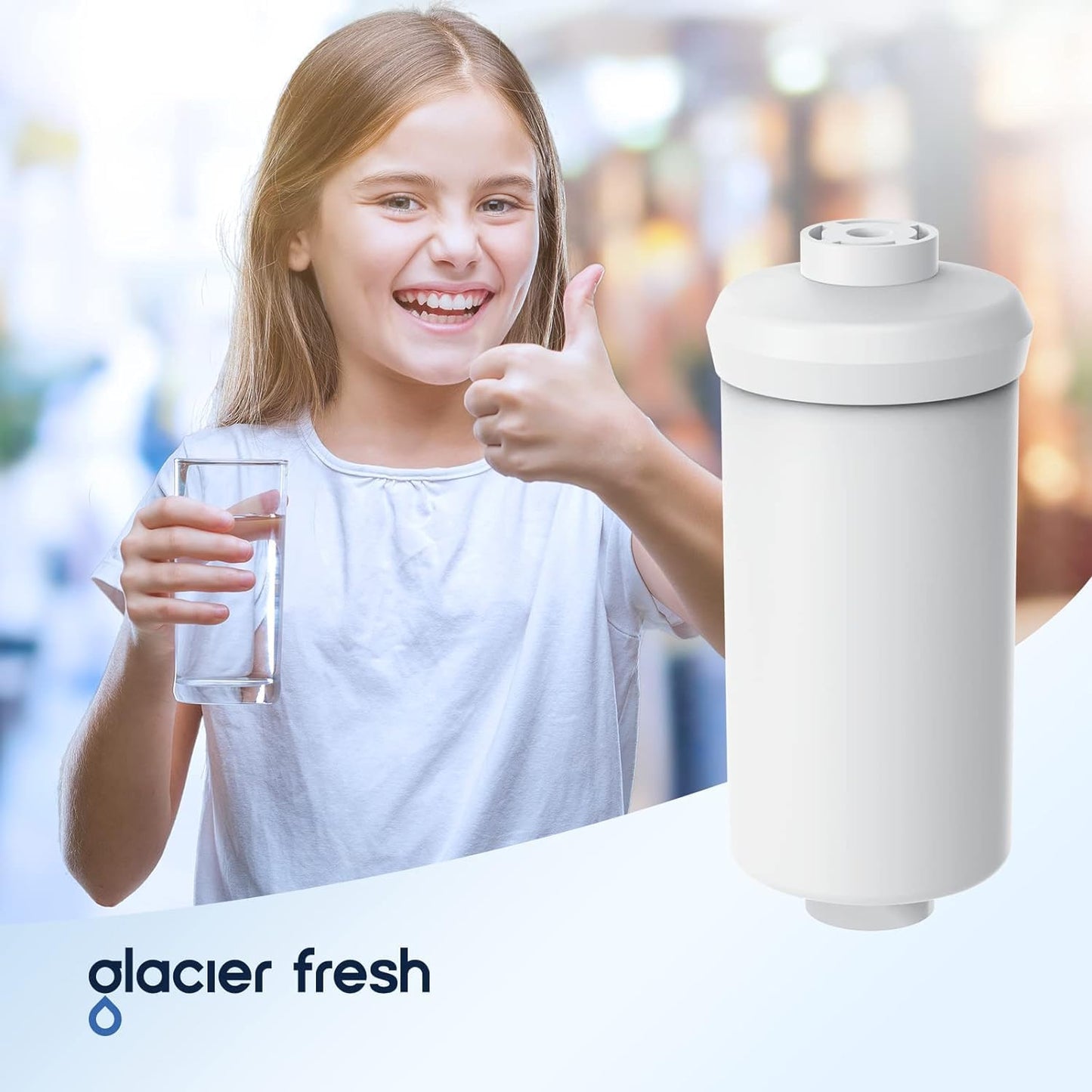 GLACIER FRESH Fluoride Filters, Replacement for Berkey® PF-2® Fluoride Filters and Berkey® Gravity Filtration System, 6 Pack