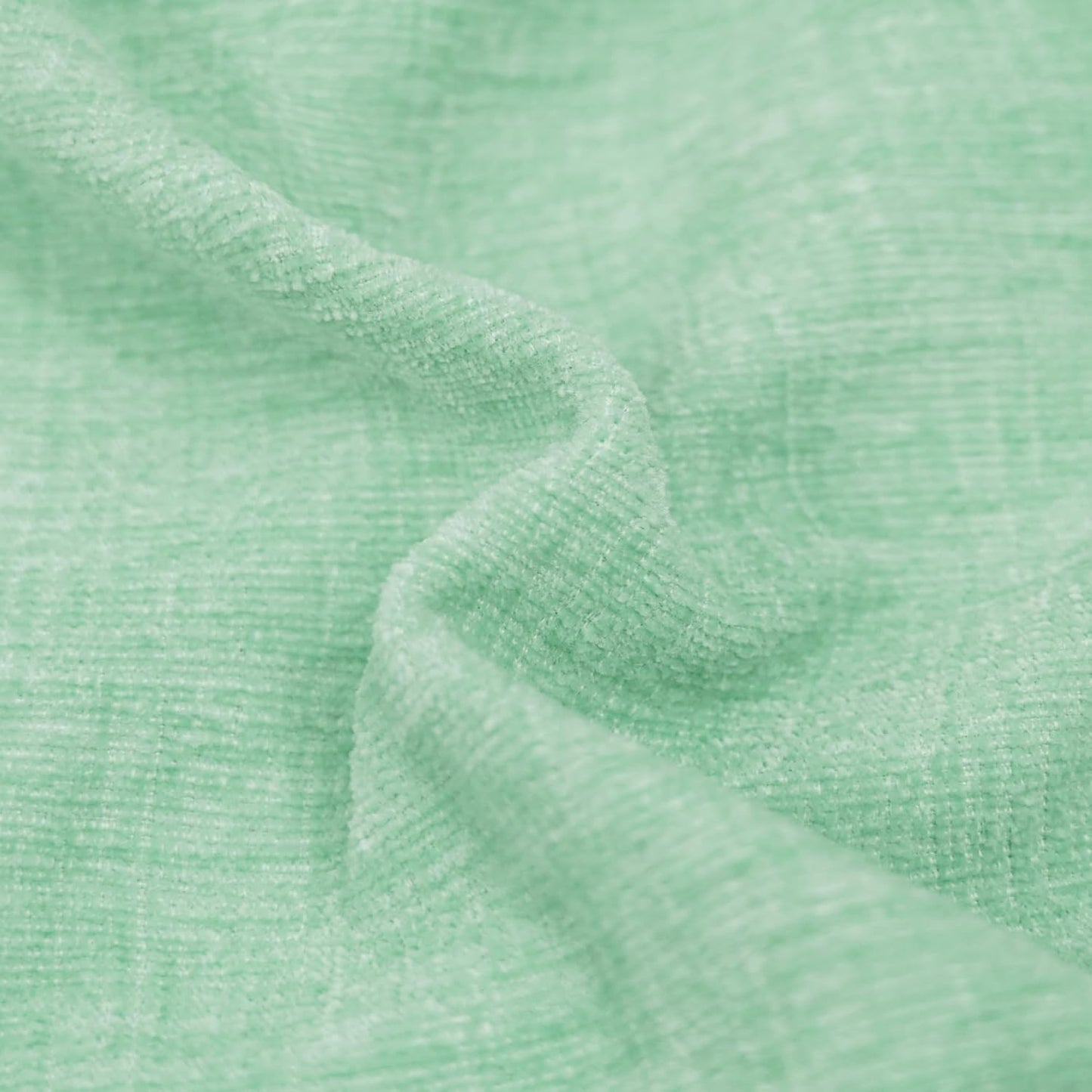 CaliTime Throw Pillow Covers Decorative 22 X 22 Inches Pack of 2 Cozy Chenille Cushion Cases for Couch Sofa Bed Living Room Home Grey Green