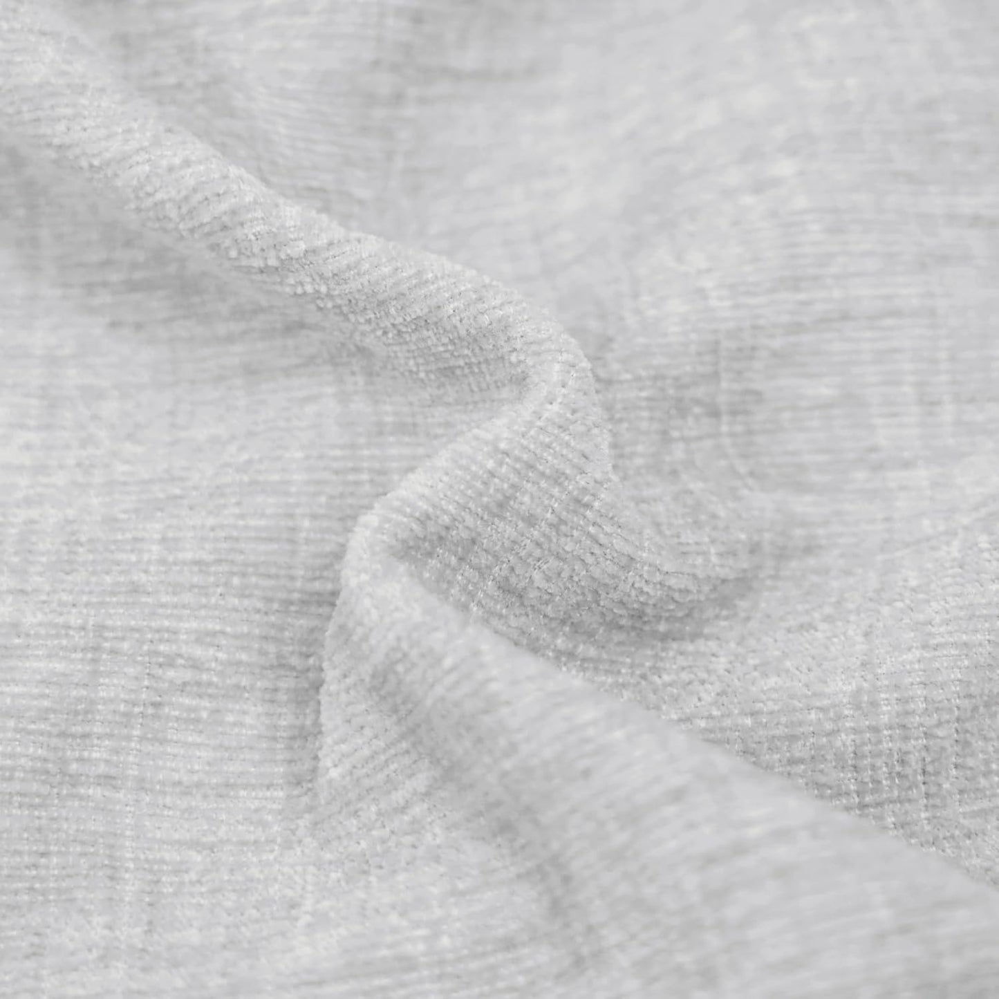 CaliTime Throw Pillow Covers Decorative 20 X 20 Inches Pack of 2 Cozy Chenille Cushion Cases for Couch Sofa Bed Living Room Home Moonbeam Gray