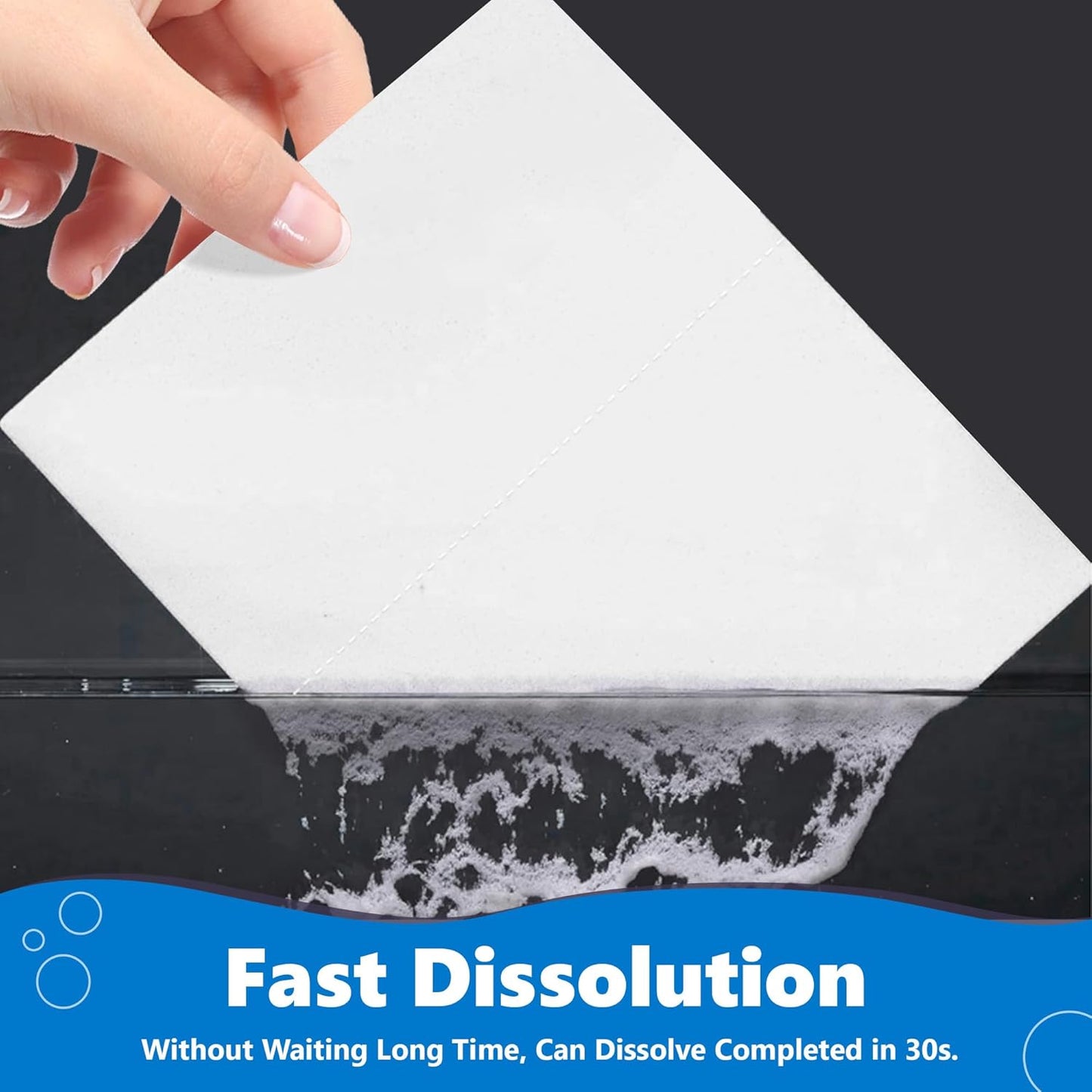 Toilet Bowl Cleaner Sheets, Natural Toilet Bowl Cleaner Strips, Eco-Friendly, Removes Stains & Odors, Non Toxic, Plastic Free, Septic Safe, Ideal Toilet Bowl Cleaner, 120 Uses