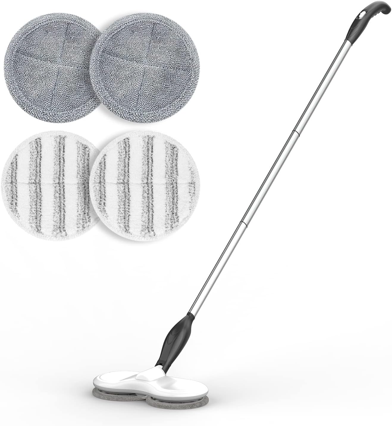 Electric Mop for Floor Cleaning, As Seen On TV, Cordless Spin Mopper Motorised Electric Mops for Hardwood Tile Laminate Floor Daily Light Cleaning (No Water Tank)