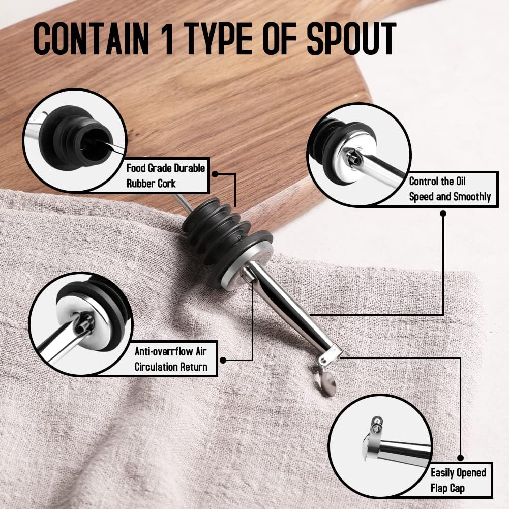 Sweejar Ceramic Olive Oil Dispenser Bottle, 20 Oz Relief Opaque Oil Cruet Protects Oil To Reduce Oxidation, Suitable for Storage Oil, Vinegar, Soy Sauce, Coffee Syrup, Liquids, Set of 1 (Fog Blue)