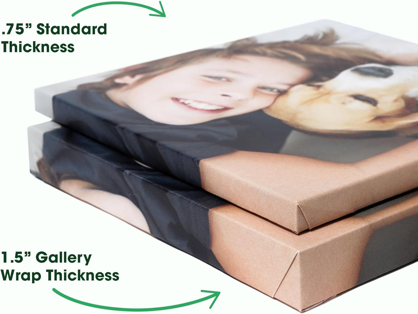 BuildASign Custom Canvas Prints with Your Photos – Personalized Picture To Canvas Wall Art, Perfect for Home Decor, Gifts & Keepsakes, Ready to Hang (12" L x 12" W x 1.5”D)