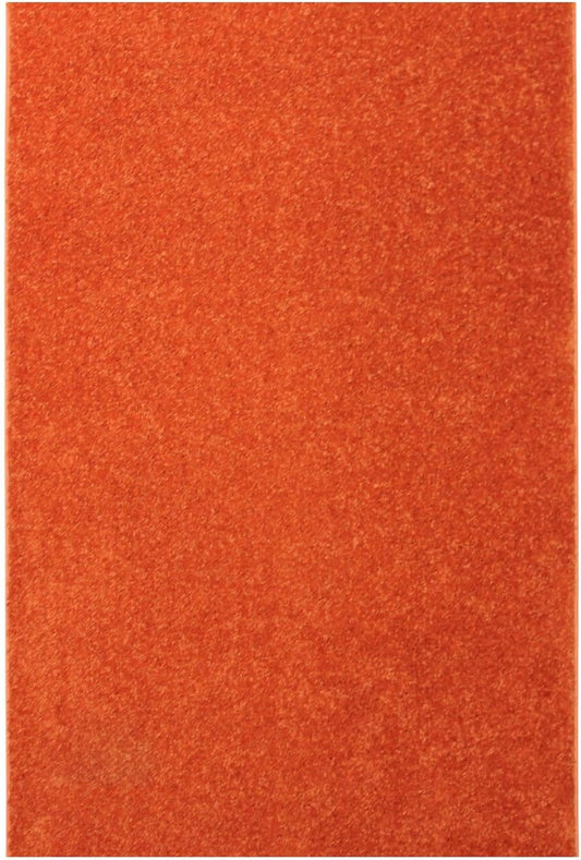 KOECKRITZ Soft and Colorful Kids Classroom Area Rugs (Passes Flammability Pill Test) Many Sizes and Bright Colors to Select from (10' x 10', Tangerine)