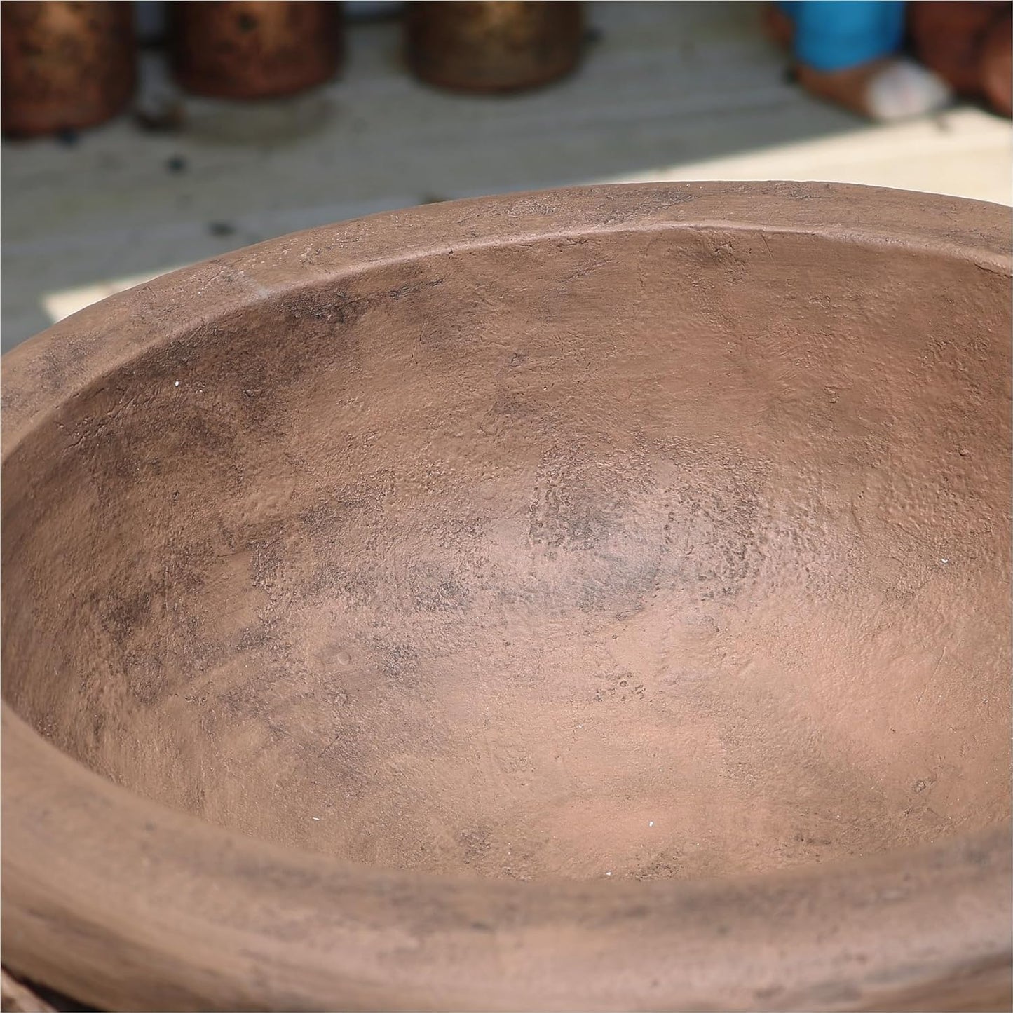 Vintage Garden Urn Planter with Pedestal, Cement and Fiber, Maked Bronze Color, Decorative Leaf Pattern, 30 Inch Height, Wrap Foam Safely Delivered from Local Warehouse (Bronze)