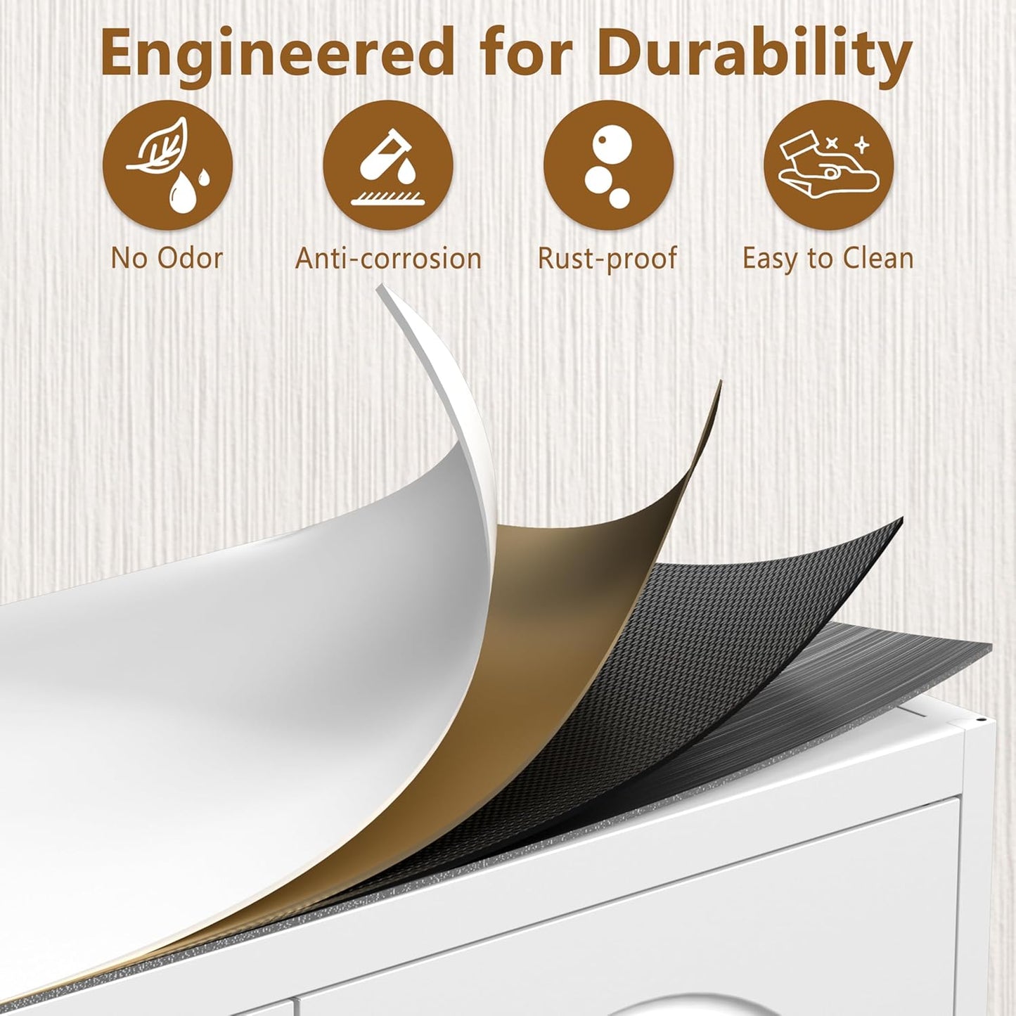 Kitchen Pantry Cabinet, 90" Tall Metal Pantry Cabinet, Food Cupboards with Doors and Shelves, Freestanding Storage Cabinets for Dining, Living Room, 16"D x 32"W x 90"H, White, Assembly Required