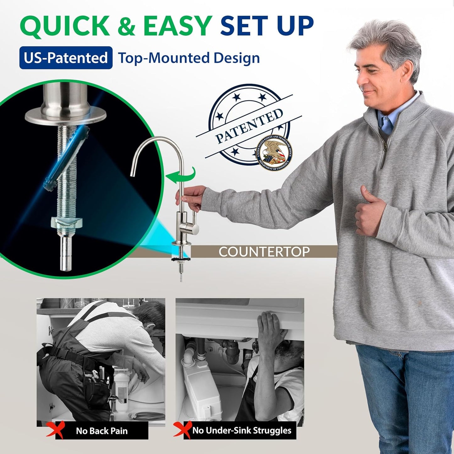 iSpring RCC7AK-UVBLK, NSF/ANSI 58 Certified, Alkaline and UV 7-Stage Reverse Osmosis Water Filter System, Clear Housing for Easy Filter Inspection, Reduces PFAS, TDS, Chlorine, Lead, pH+