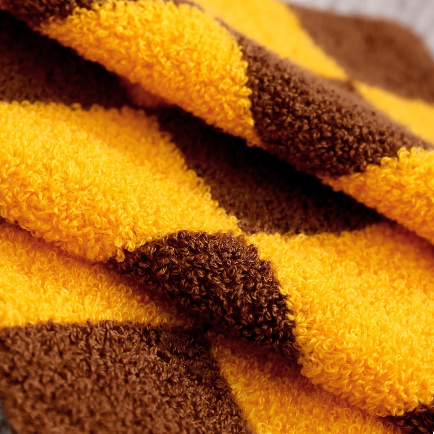 Alysheer Checkered Embroidered Decorative Throw Pillow Covers 18"x 18" Set of 2, Farmhouse Maillard Orange Brown Plaid Tufted Patterned Cotton Canvas Cushion Case for Sofa Couch Bed Living Room