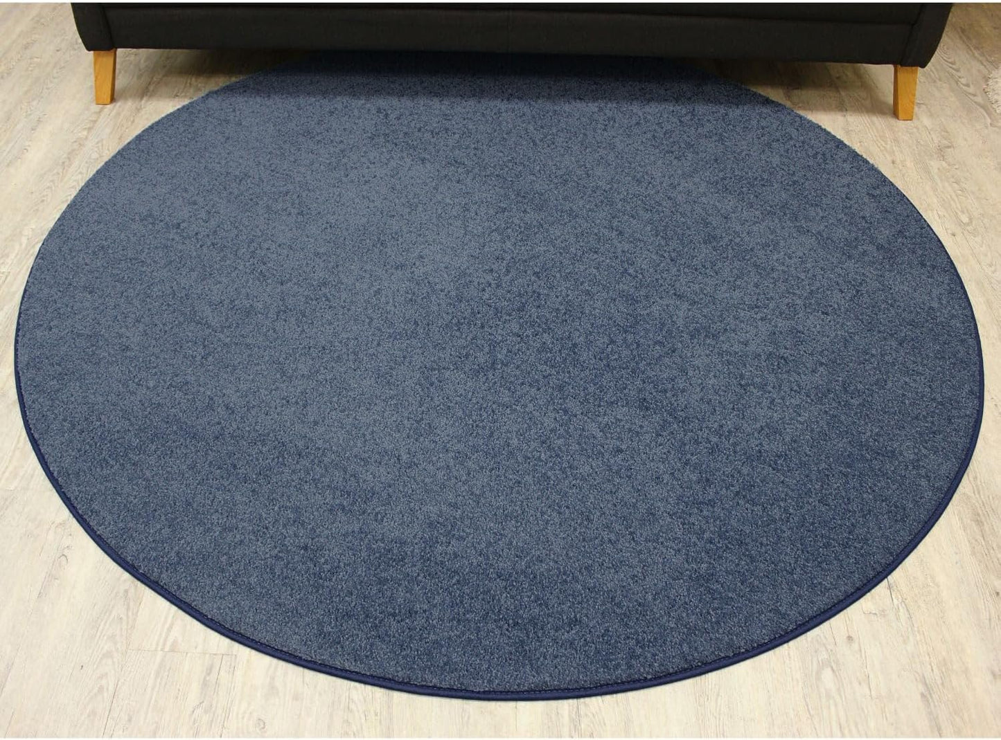 KOECKRITZ Soft and Colorful Kids Classroom Area Rugs (Passes Flammability Pill Test) Many Sizes and Bright Colors to Select from (9' Round, Navy)