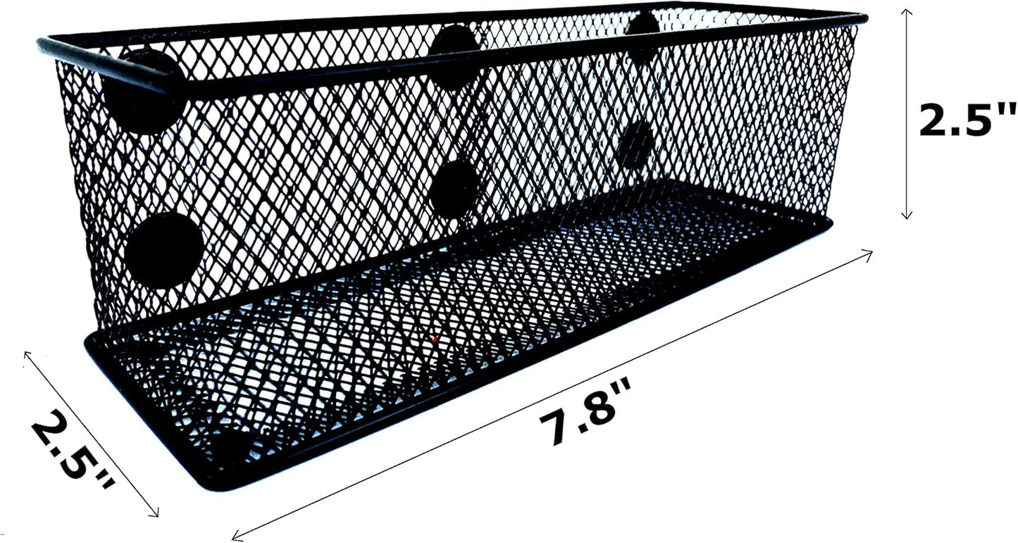 Magnetic Baskets Magnetic Organizer and Holder for Locker or Refrigerator - Pen Holders or Storage Bins for Office and Home (1)